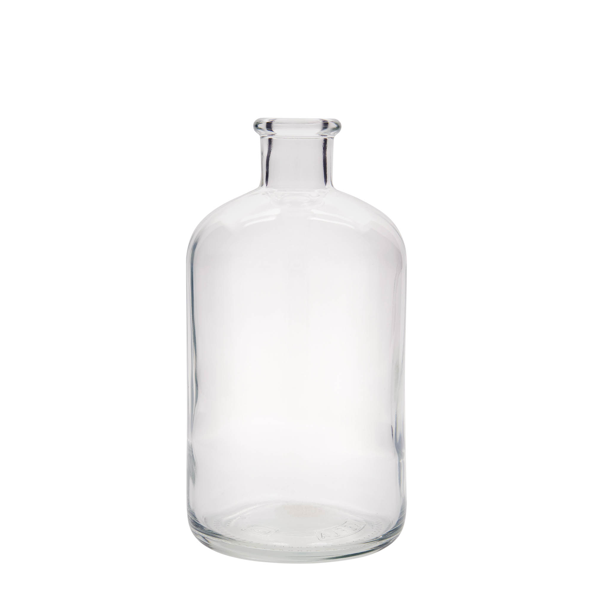 Botella de vidrio de 1.000 ml para farmacéutico, boca: corcho Botella de vidrio de 1.000 ml para farmacéutico, boca: corcho