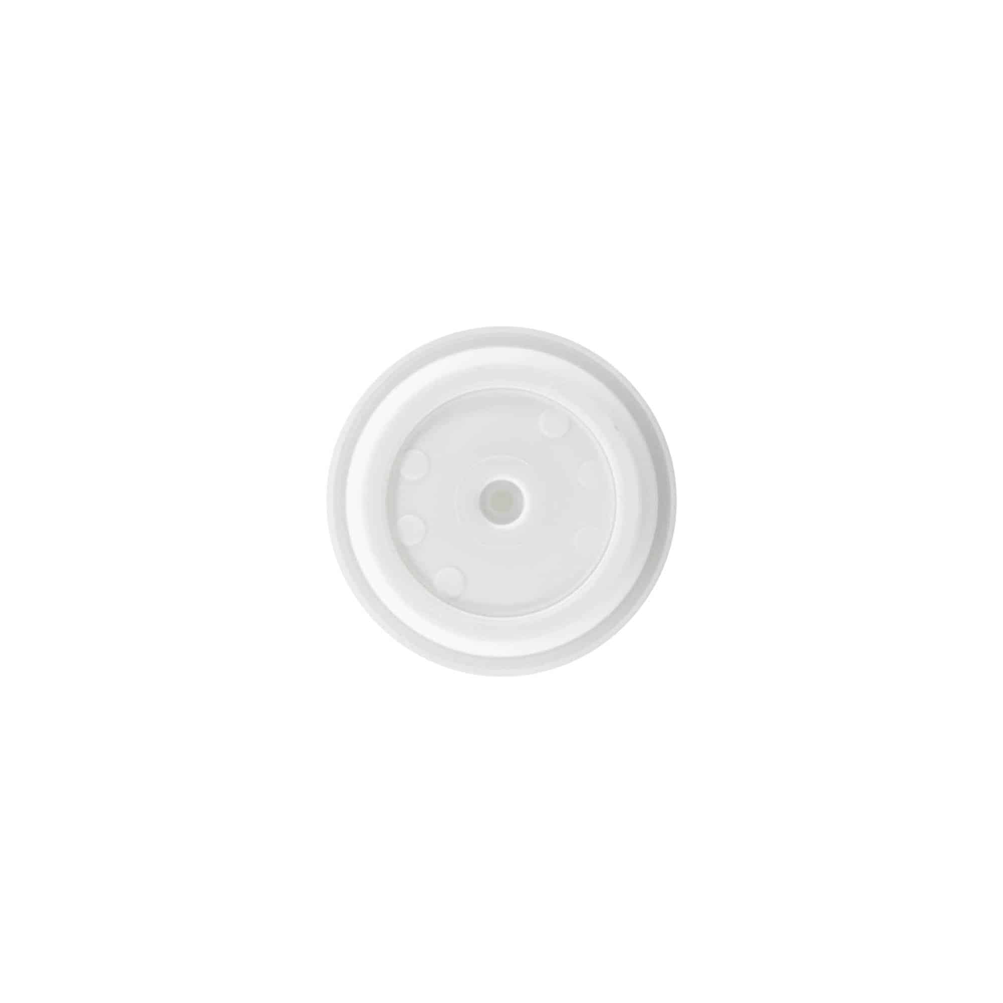 Dispensador Airless con cabezal de bombeo 'Micro', plástico de PP, blanco