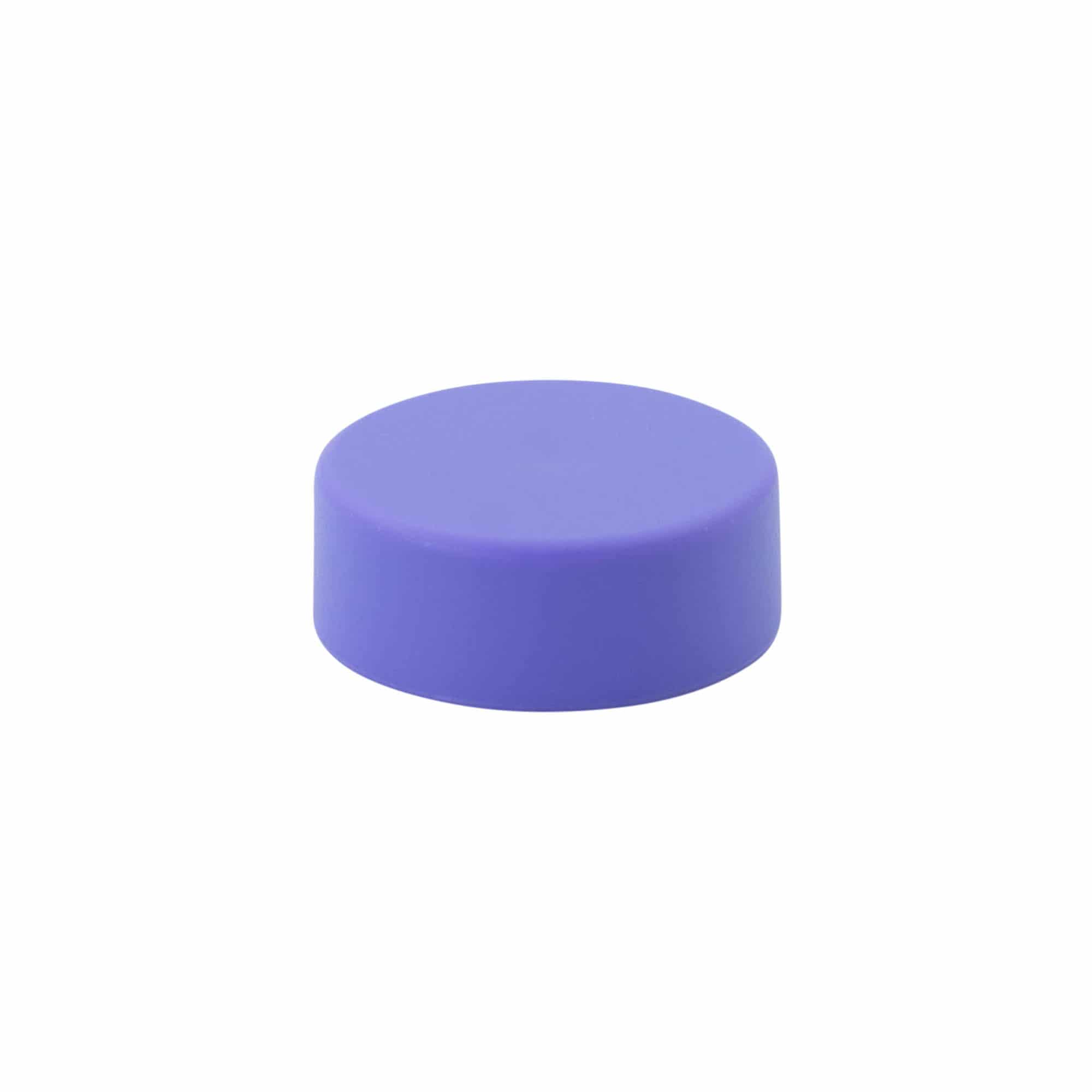 Tapa roscada, plástico ABS, violeta, para boca: GPI 33/400