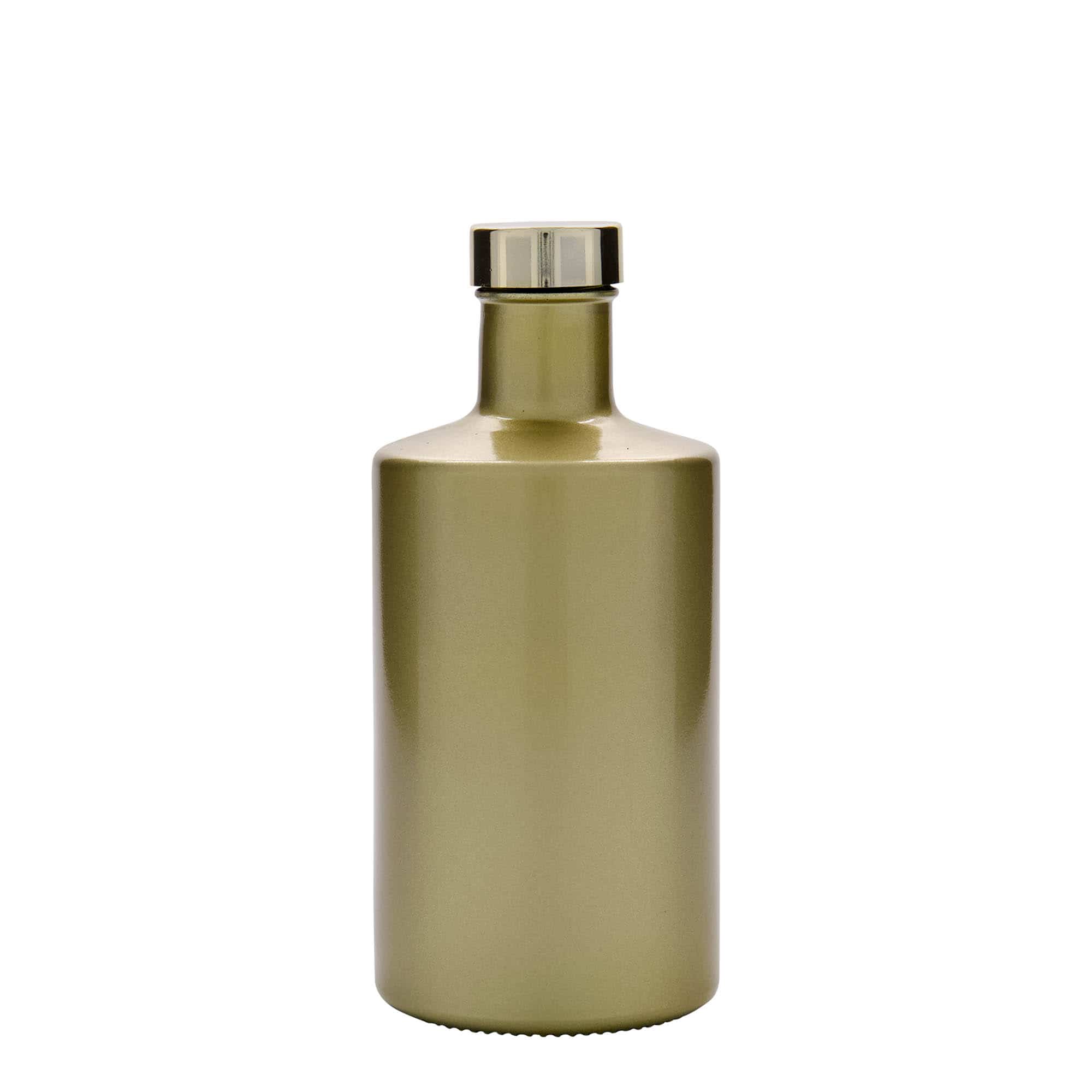 Botella de vidrio 'Caroline' de 500 ml, dorado, boca: GPI 33