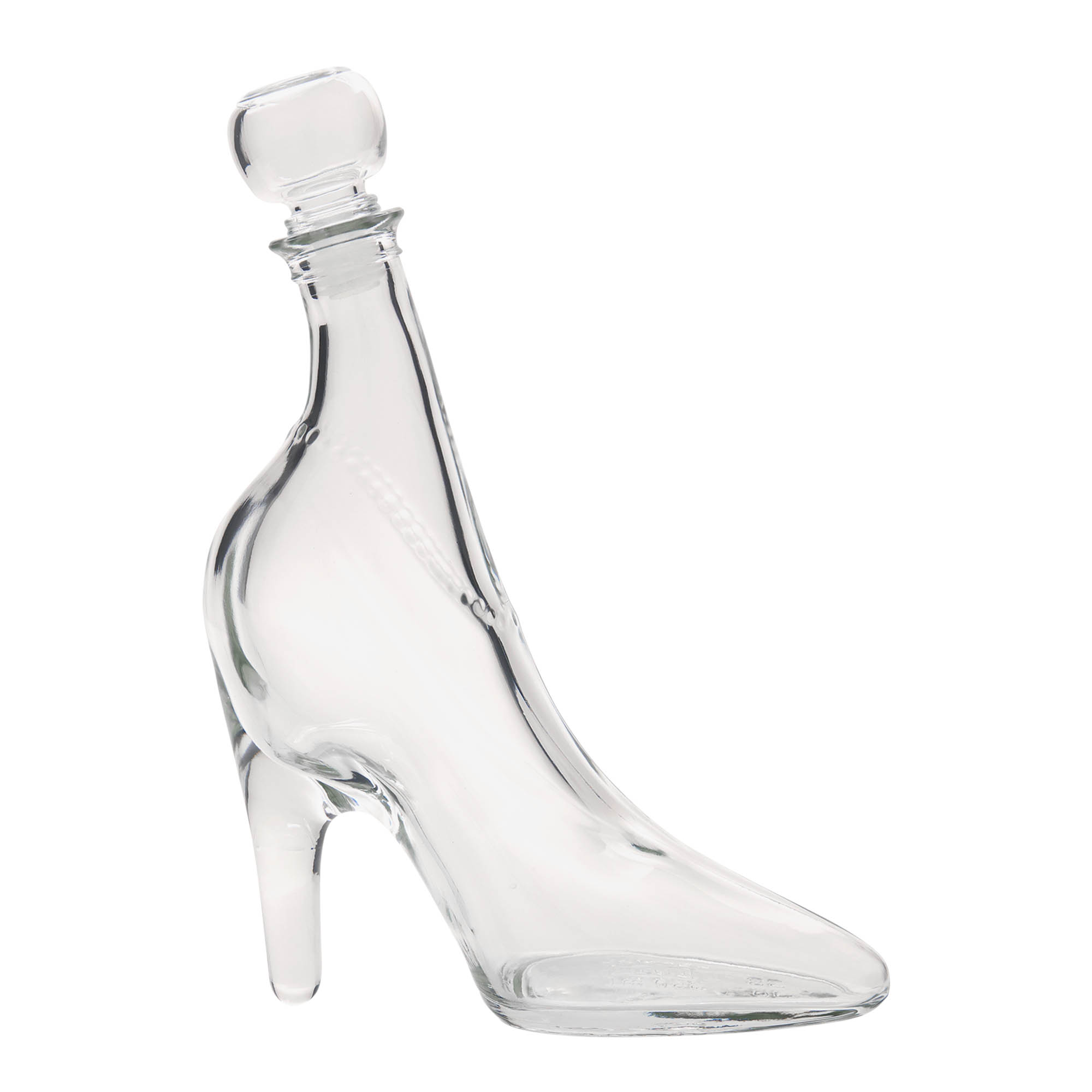 Botella de vidrio de 350 ml 'Scarpa Elegante', boca: corcho