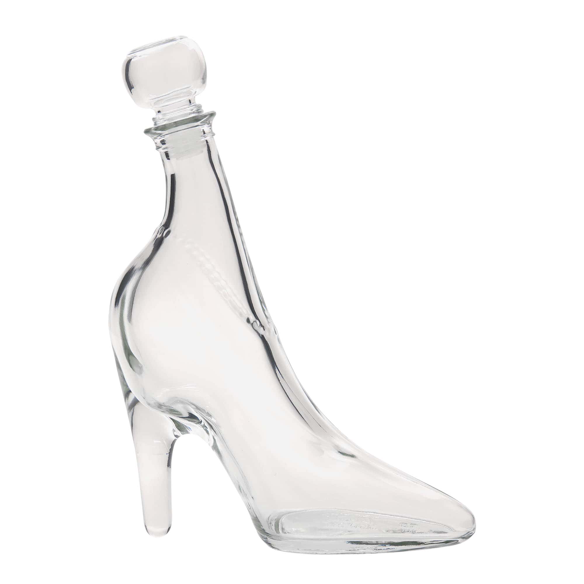 Botella de vidrio de 350 ml 'Scarpa Elegante', boca: corcho