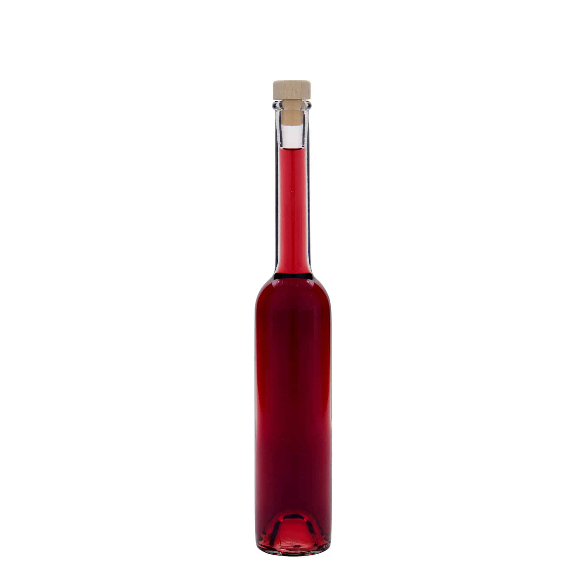 Botella de vidrio de 100 ml 'Platina', boca: corcho