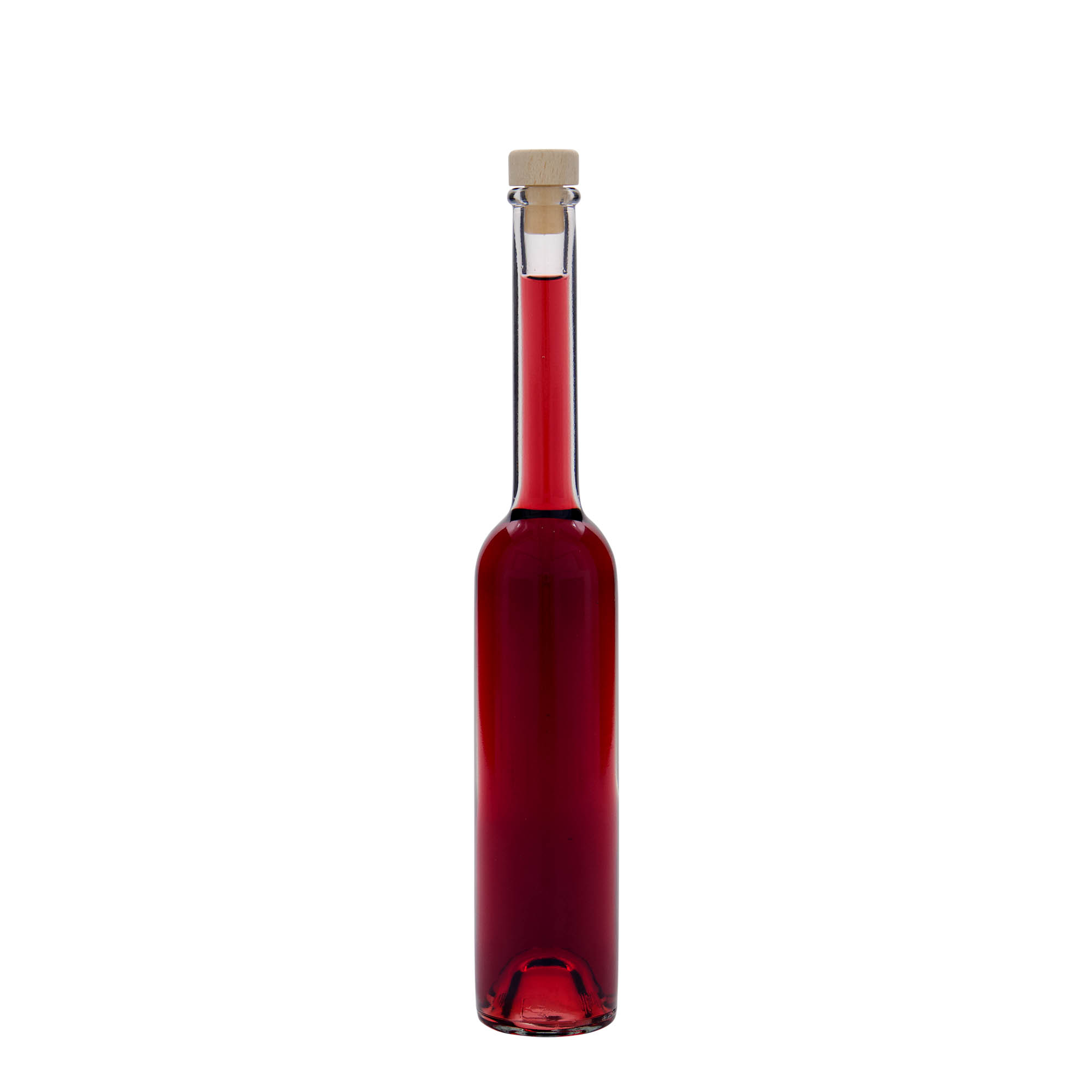 Botella de vidrio de 100 ml 'Platina', boca: corcho