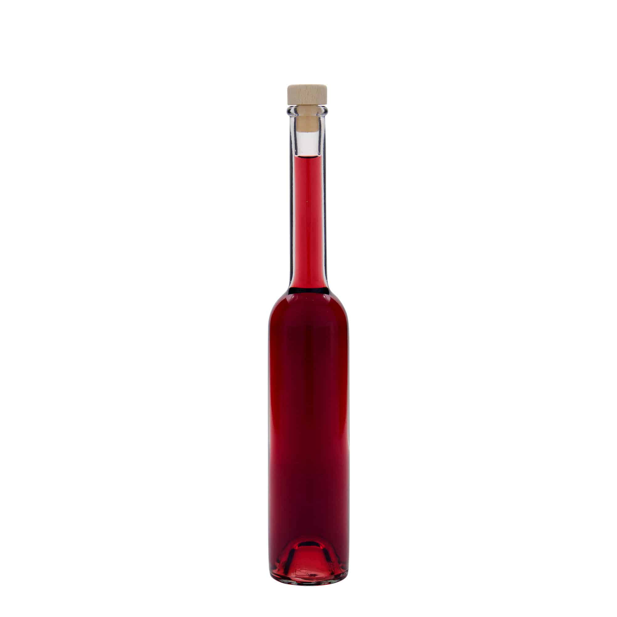Botella de vidrio de 100 ml 'Platina', boca: corcho
