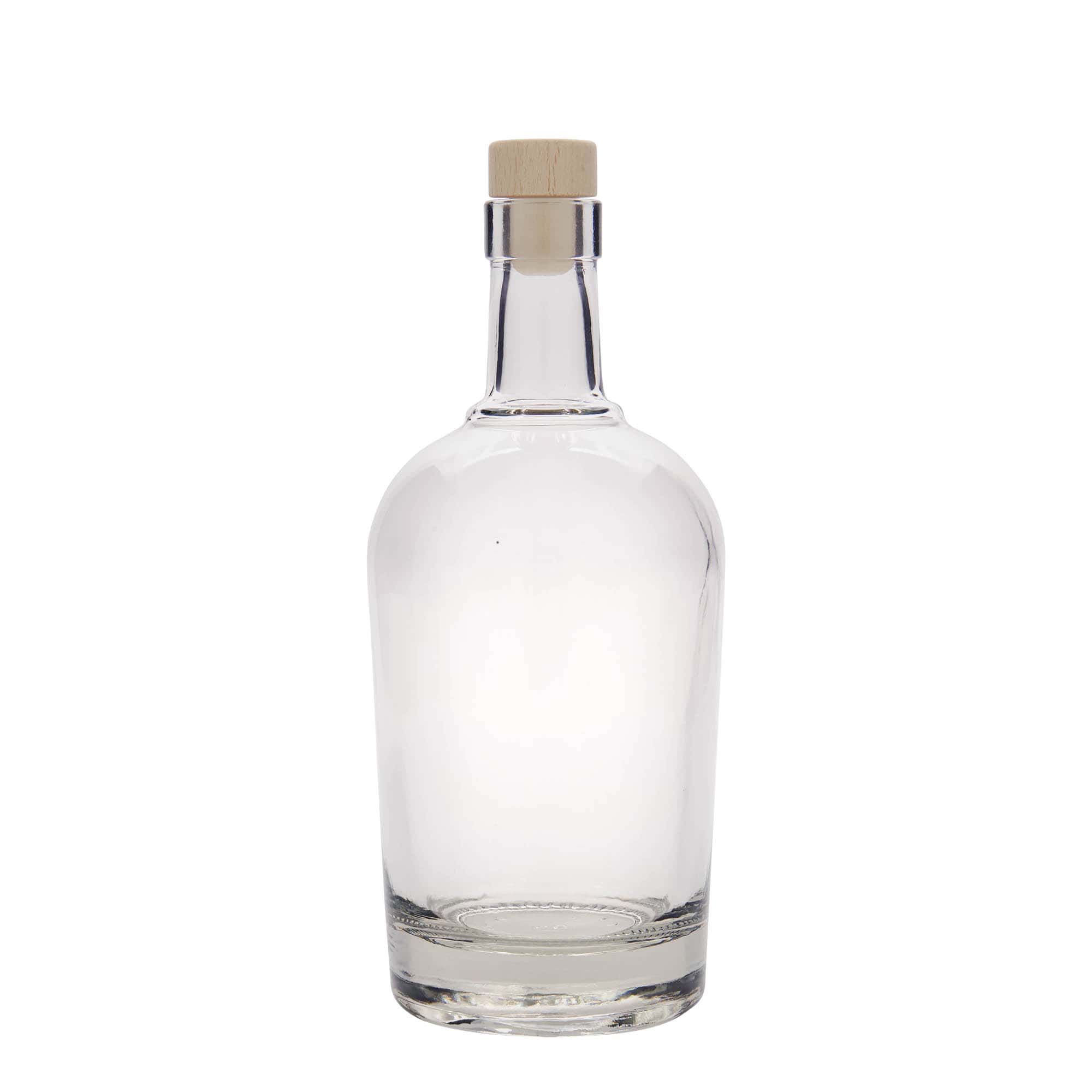 Botella de vidrio de 700 ml 'Amarillo', boca: corcho
