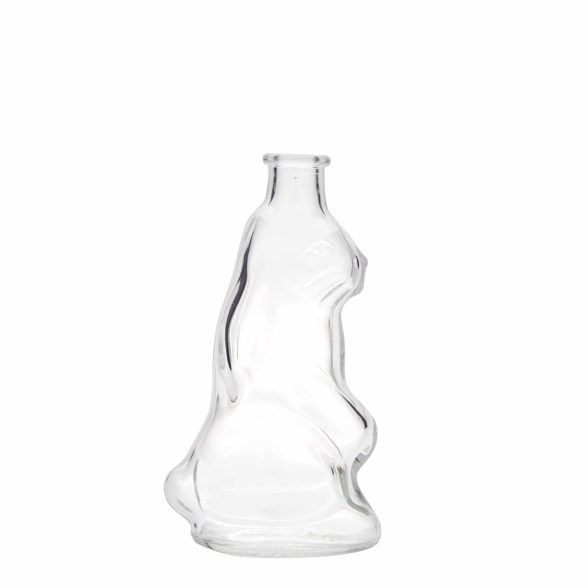 Botella de vidrio 'Liebre' de 200 ml, boca: corcho Botella de vidrio 'Liebre' de 200 ml, boca: corcho