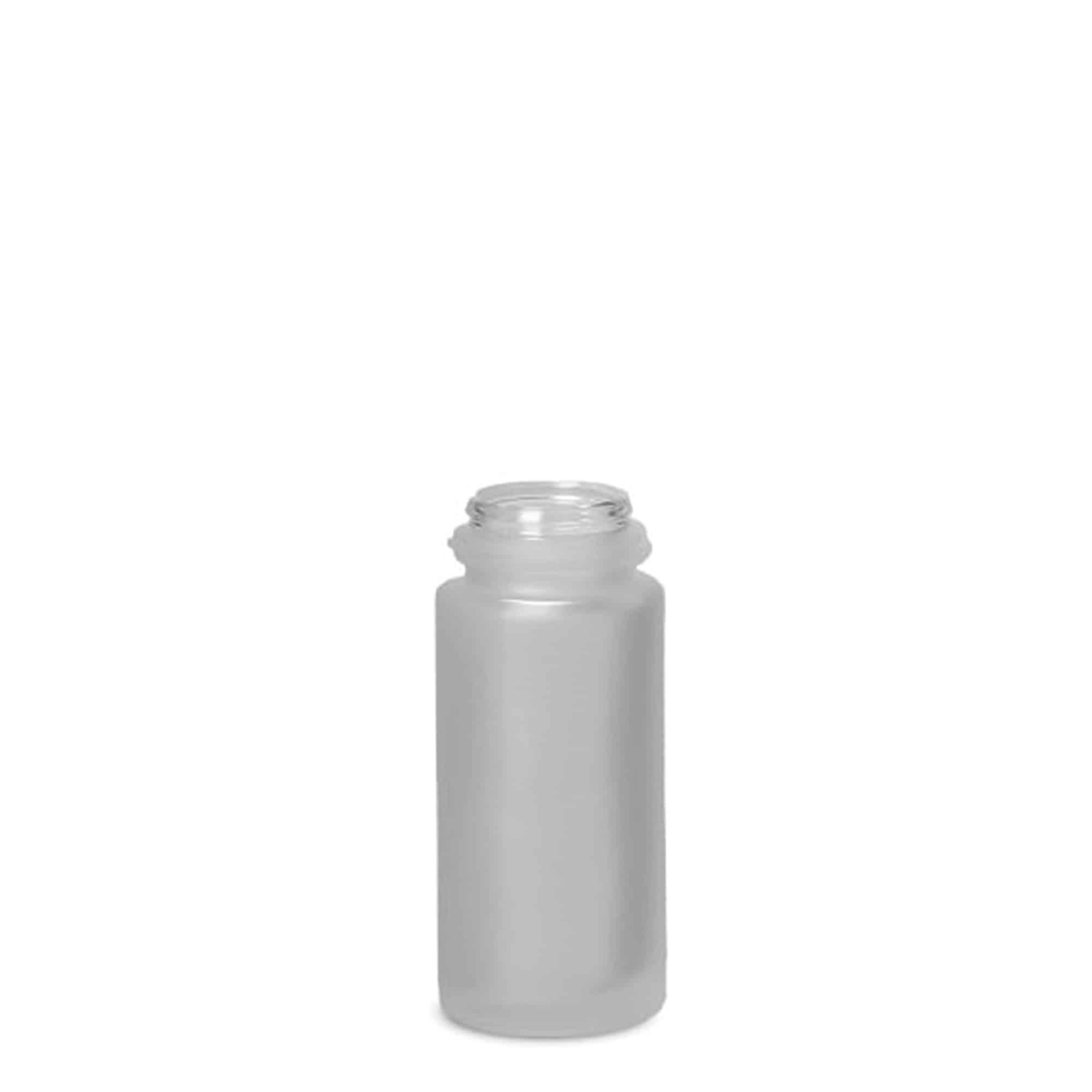 Botella roll-on de 50 ml, vidrio, esmerilado, boca: tapón de rosca Botella roll-on de 50 ml, vidrio, esmerilado, boca: tapón de rosca