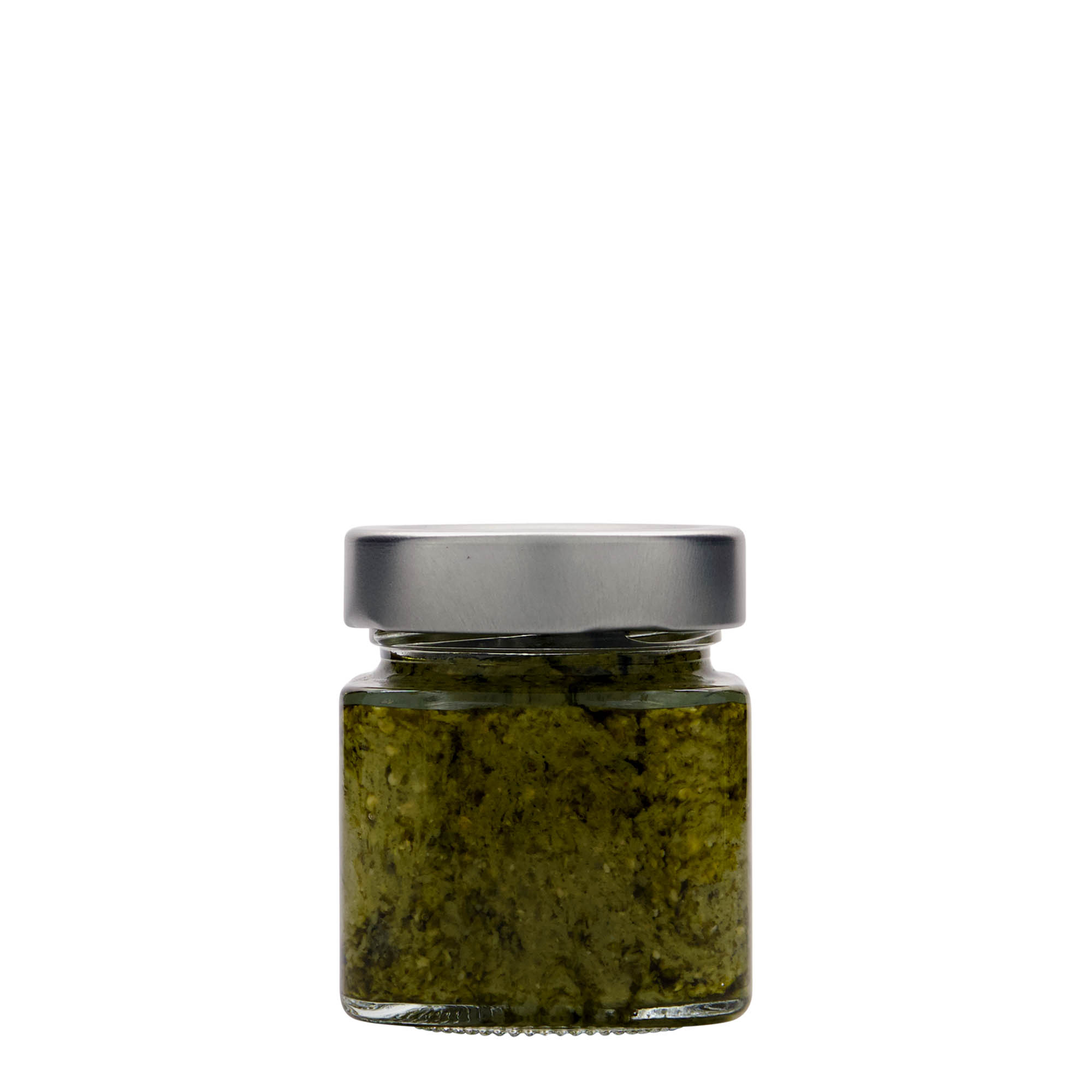 156 ml vaso cuadrado 'Funny', boca: Deep-Twist-Off (DTO 58)