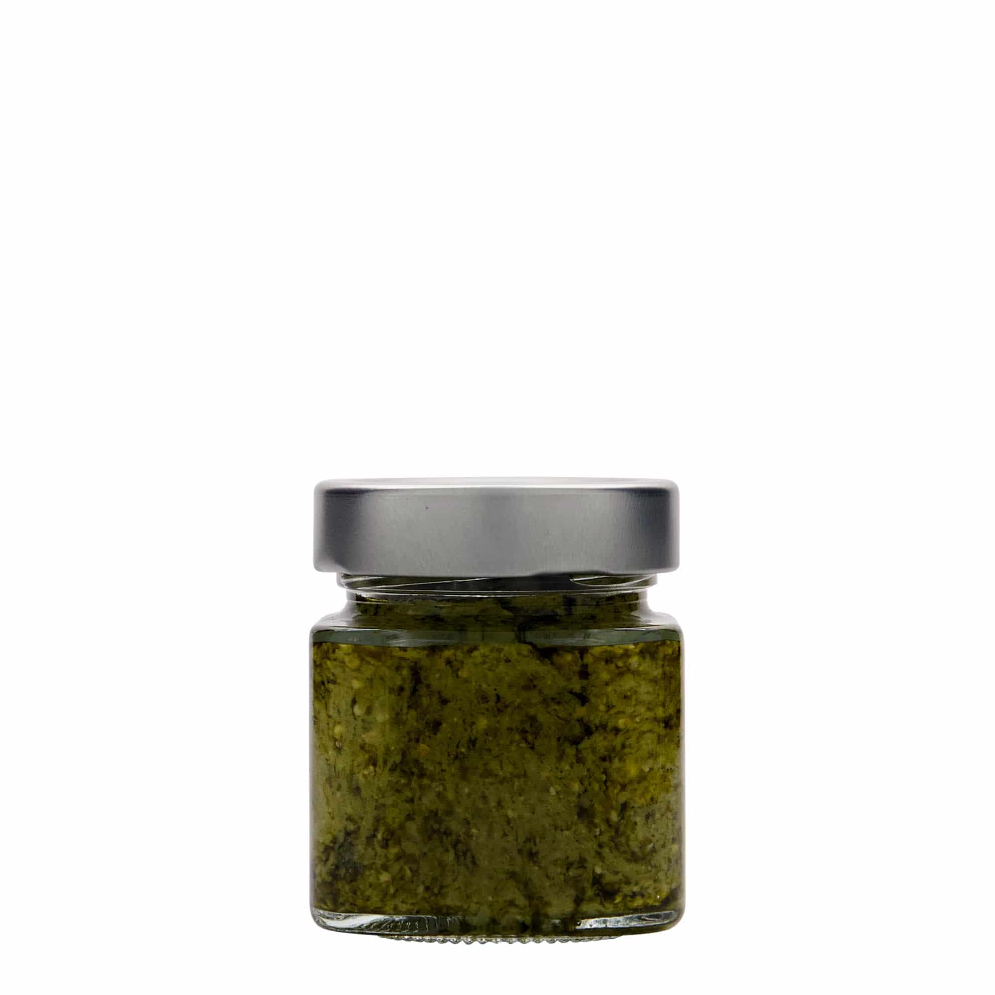 156 ml vaso cuadrado 'Funny', boca: Deep-Twist-Off (DTO 58)