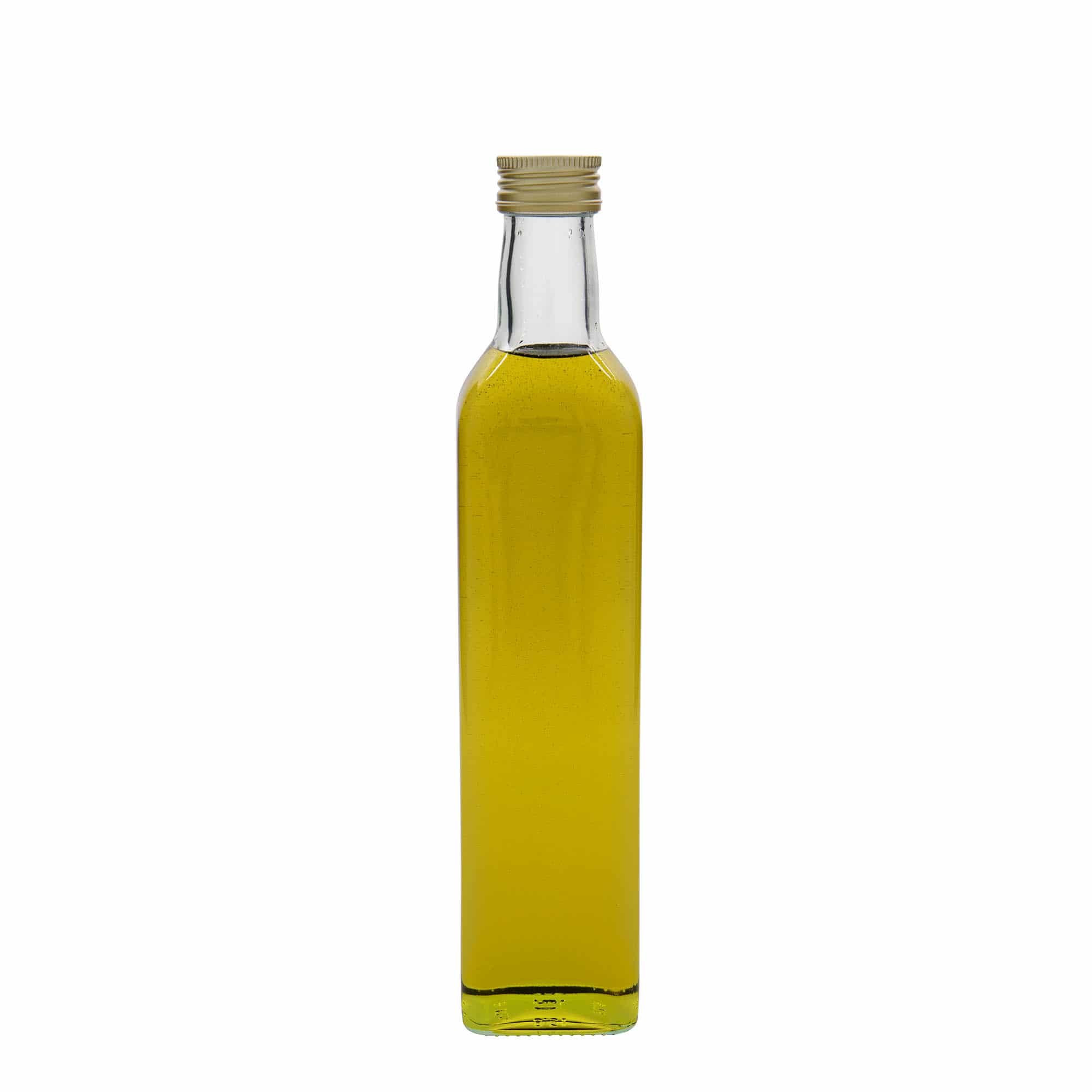 Botella de vidrio 'Marasca' de 500 ml, cuadrada, boca: PP 31,5