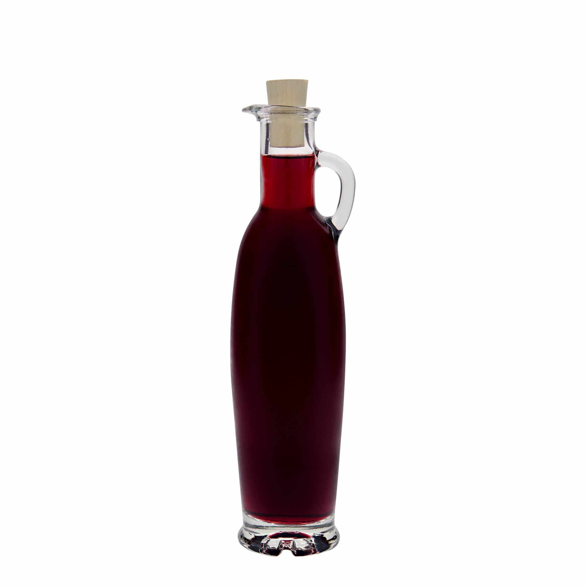 Botella de vidrio 'Simona' de 250 ml, boca: corcho