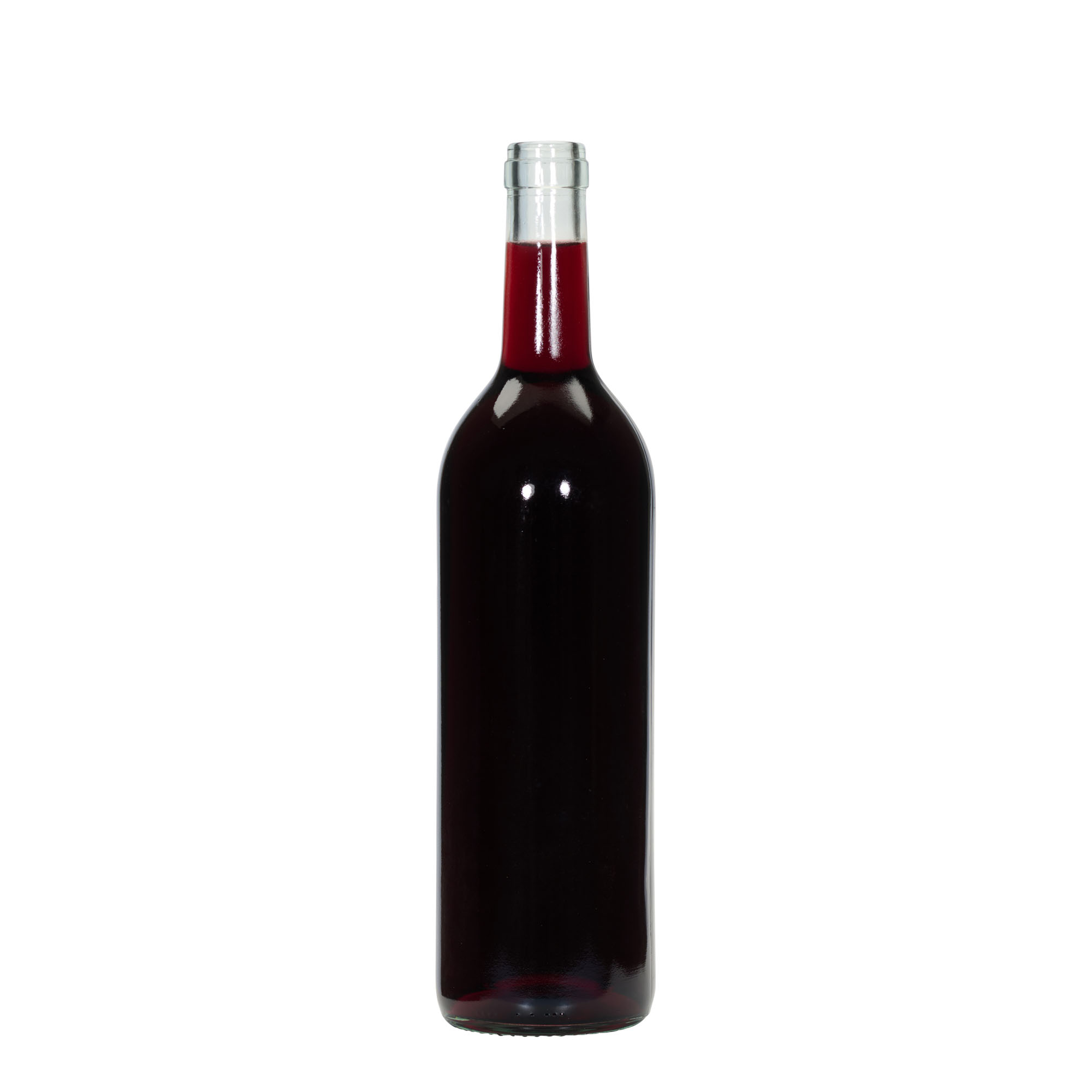 Botella de vidrio de 750 ml «Bordeaux Tradition», boca: corcho