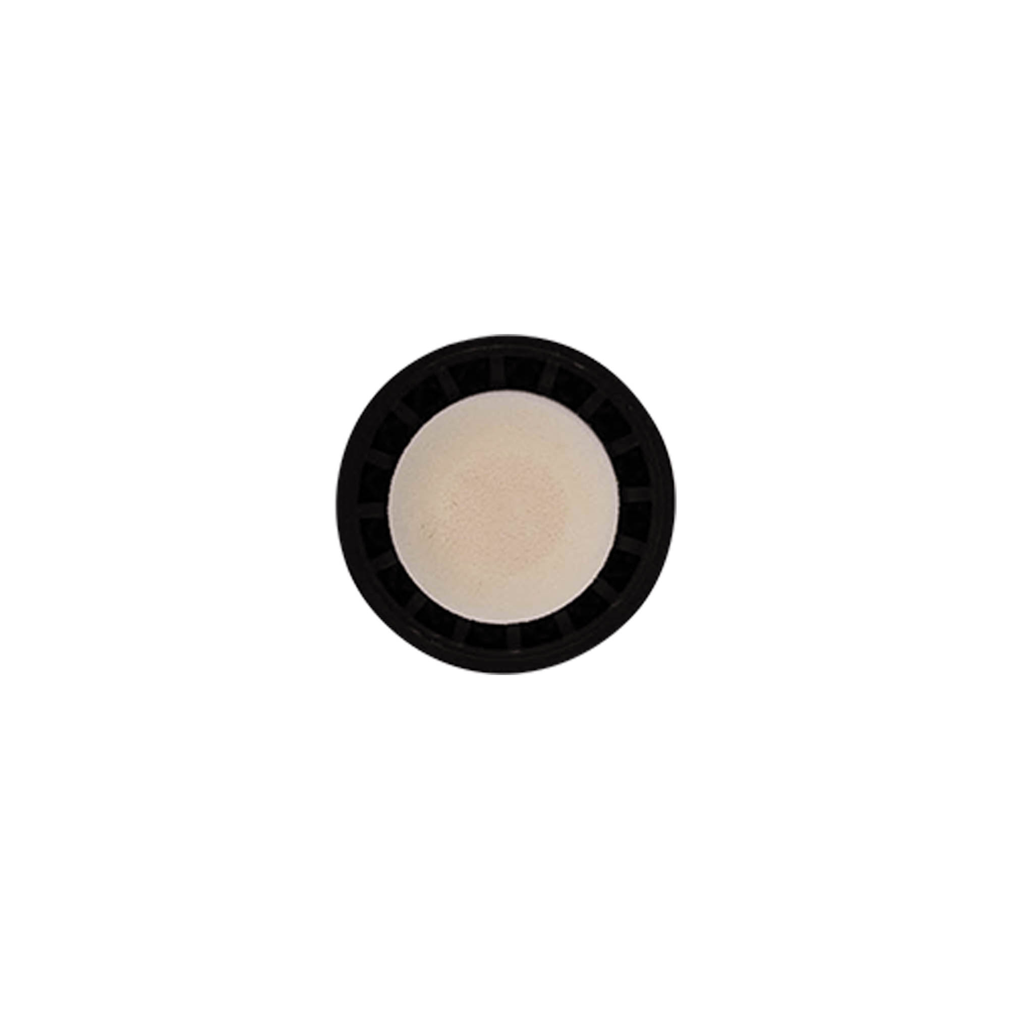 Tapón de corcho con asa 19 mm, plástico, dorado, para boca: corcho