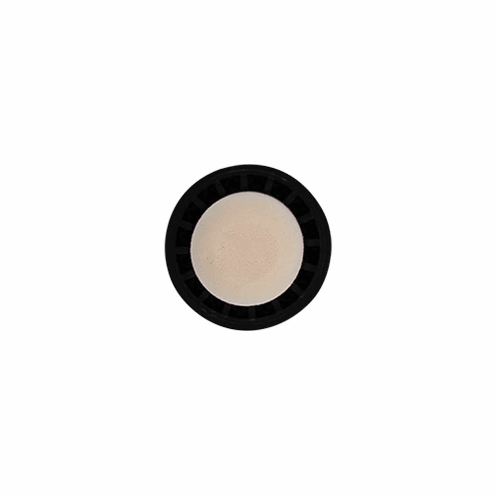 Tapón de corcho con asa 19 mm, plástico, dorado, para boca: corcho