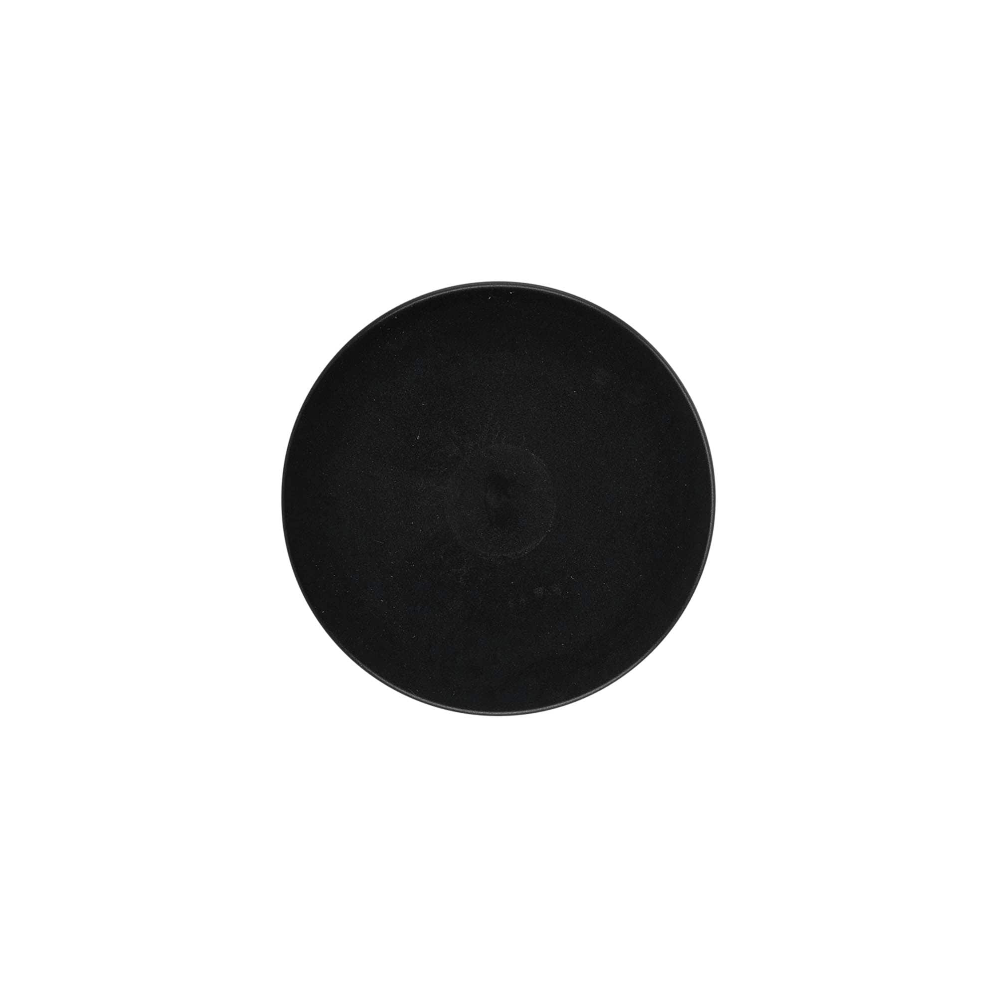 Tapón de rosca para 100 ml 'Antonella', plástico PP, negro Tapón de rosca para 100 ml 'Antonella', plástico PP, negro