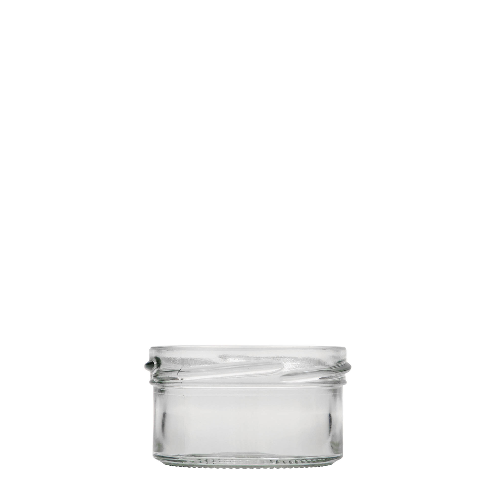 70 ml frasco bajo con borde, boca: Twist-off (TO 66)