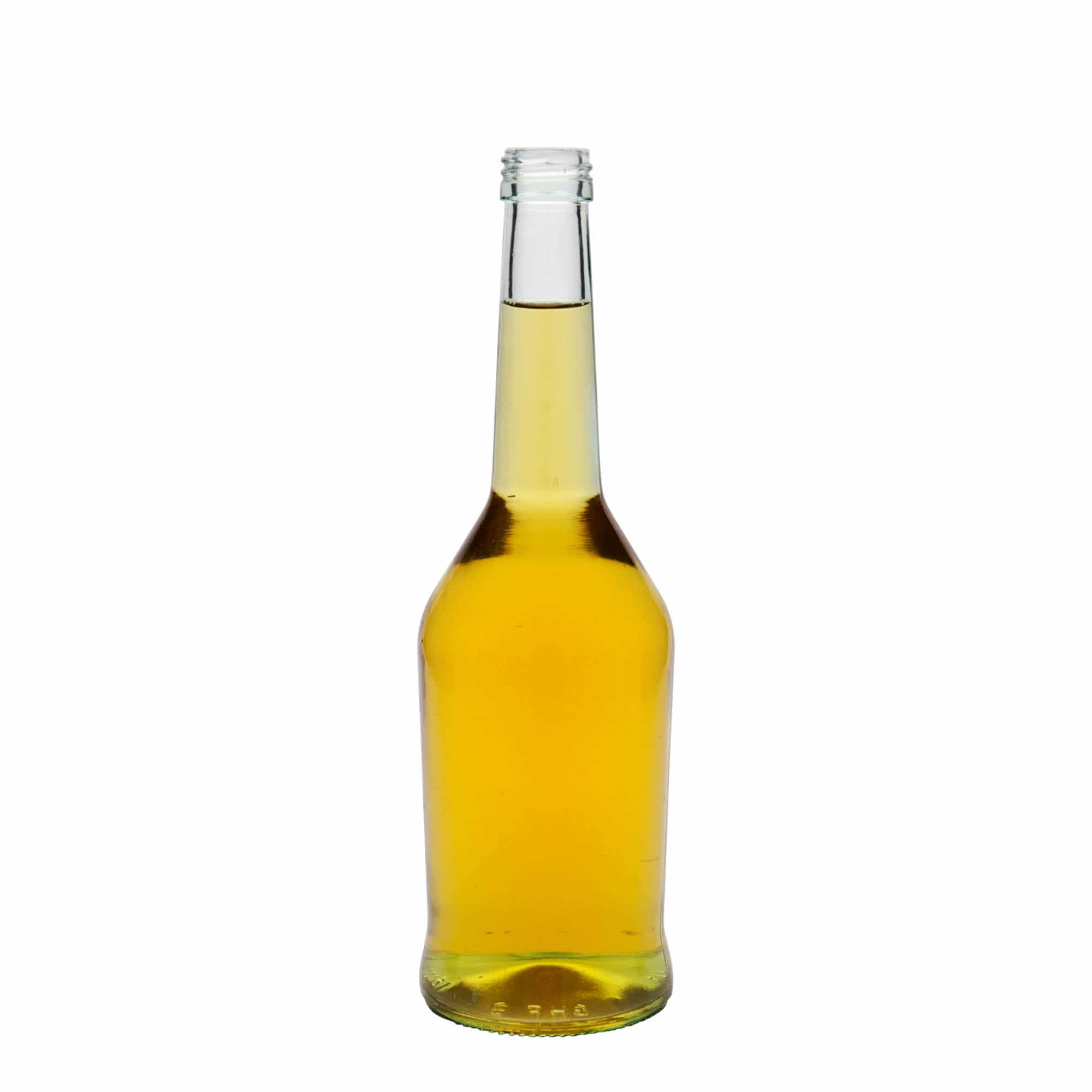 Botella de vidrio de 500 ml para licores, boca: PP 28