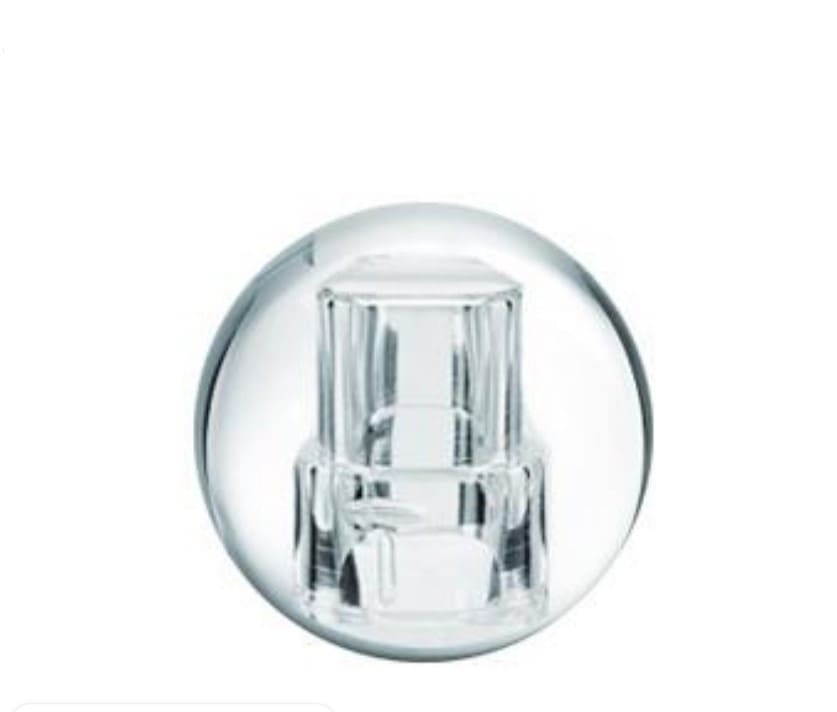 Tapón a presión esférico para frasco de perfume, plástico Surlyn, transparente