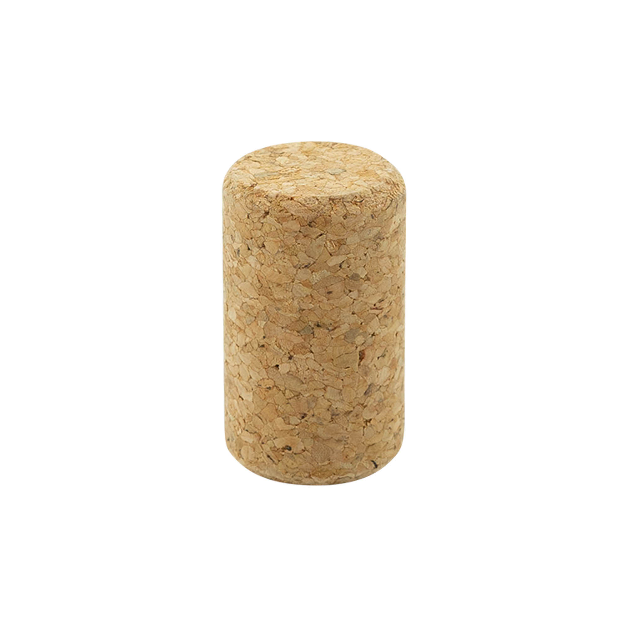 Tapón de vino 22,5 mm, corcho prensado, beige, para boca: corcho