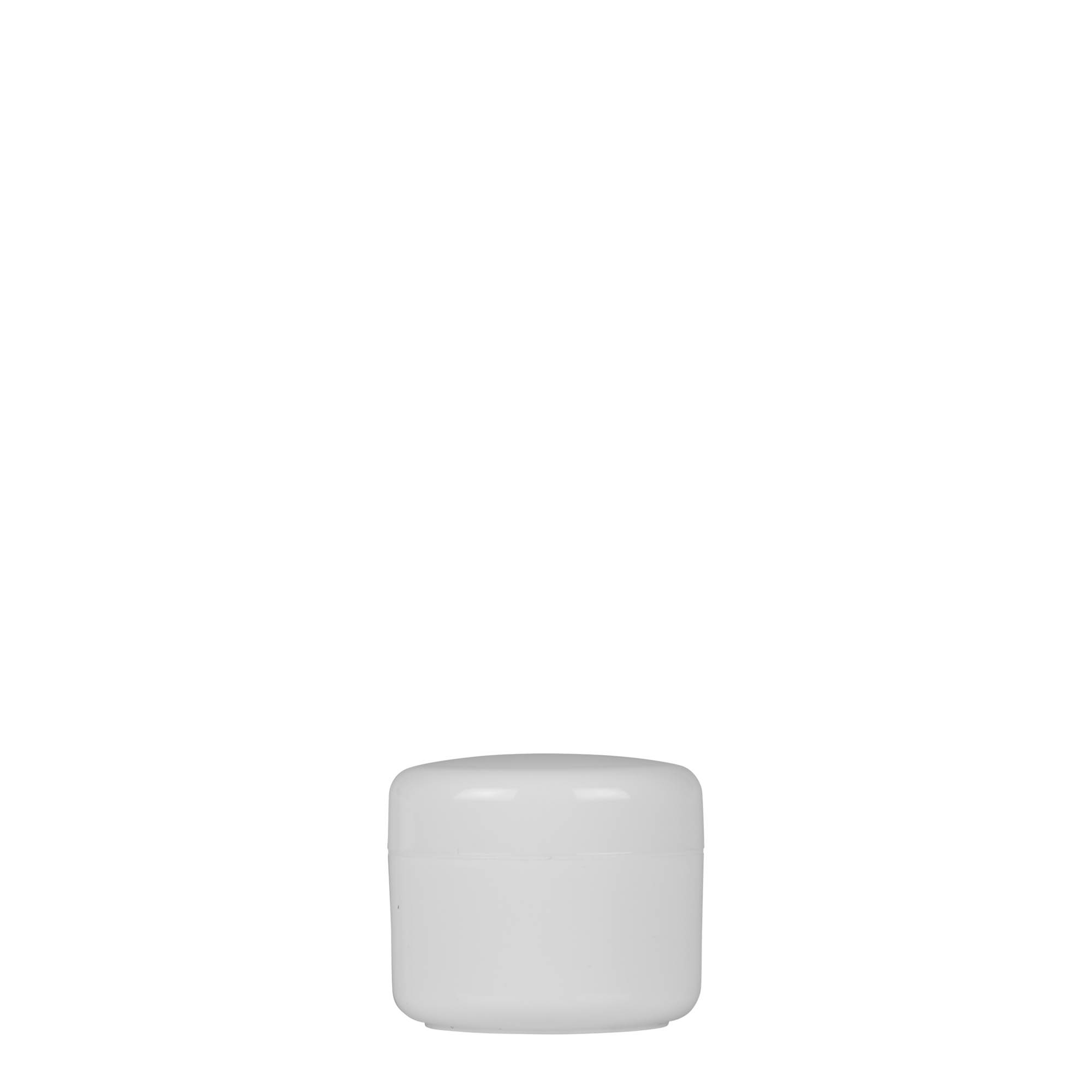 5 ml bote de plástico 'Bianca', PP, blanco, boca: cierre de rosca 5 ml bote de plástico 'Bianca', PP, blanco, boca: cierre de rosca