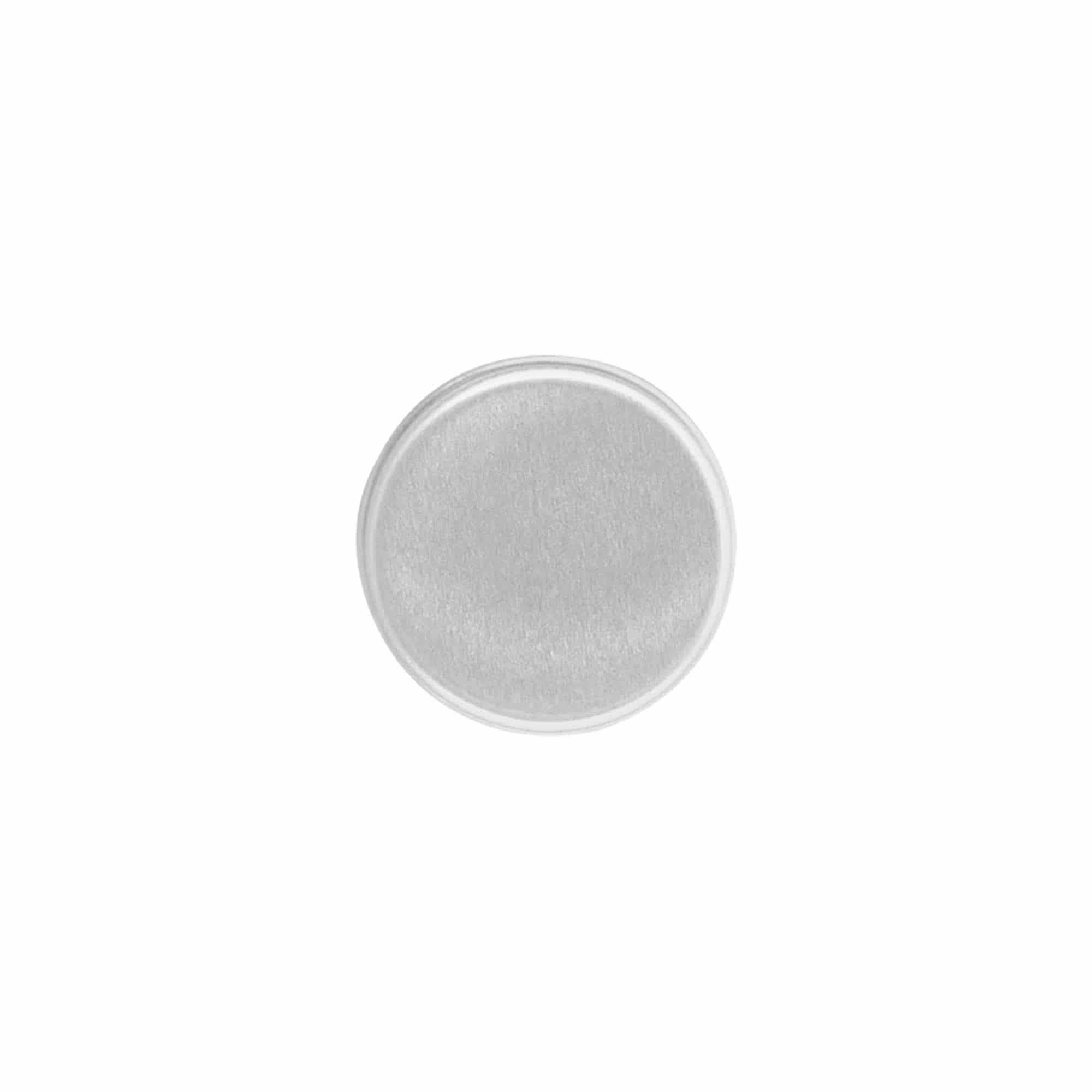Tapón de rosca, metal, plateado, para boca: GPI 28/410