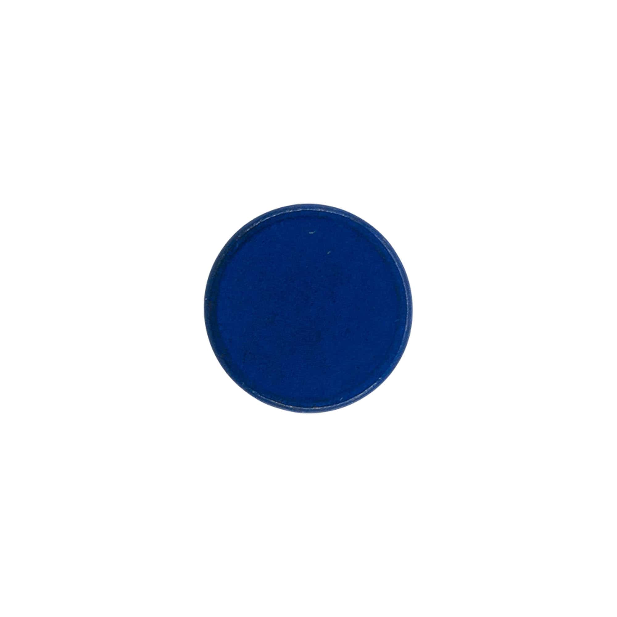 Tapón de corcho con asa 19 mm, madera/plástico, azul, para boca: corcho