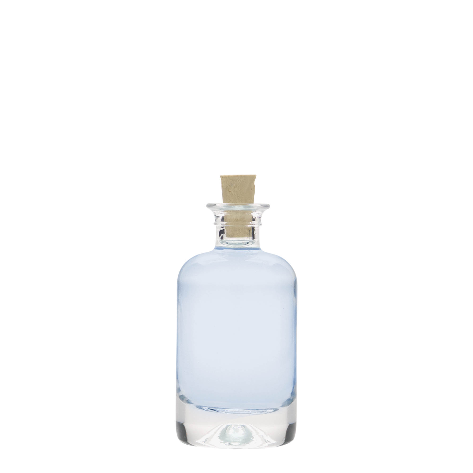 Frasco de vidrio de 40 ml para farmacéutico, boca: corcho