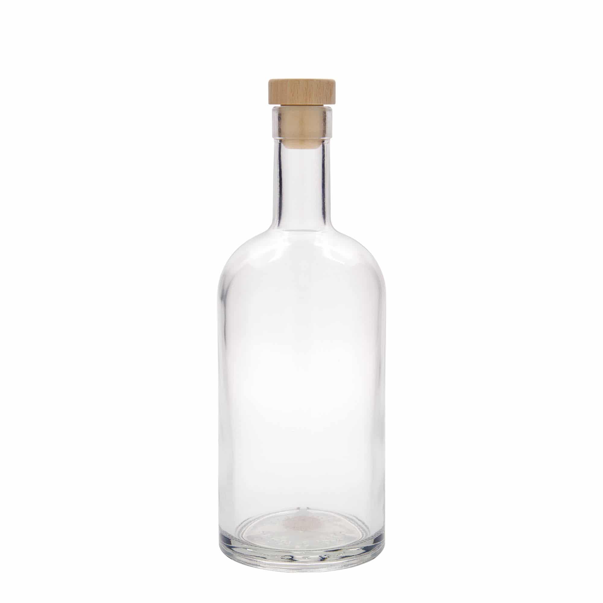 Botella de vidrio 'Franco' de 700 ml, boca: corcho