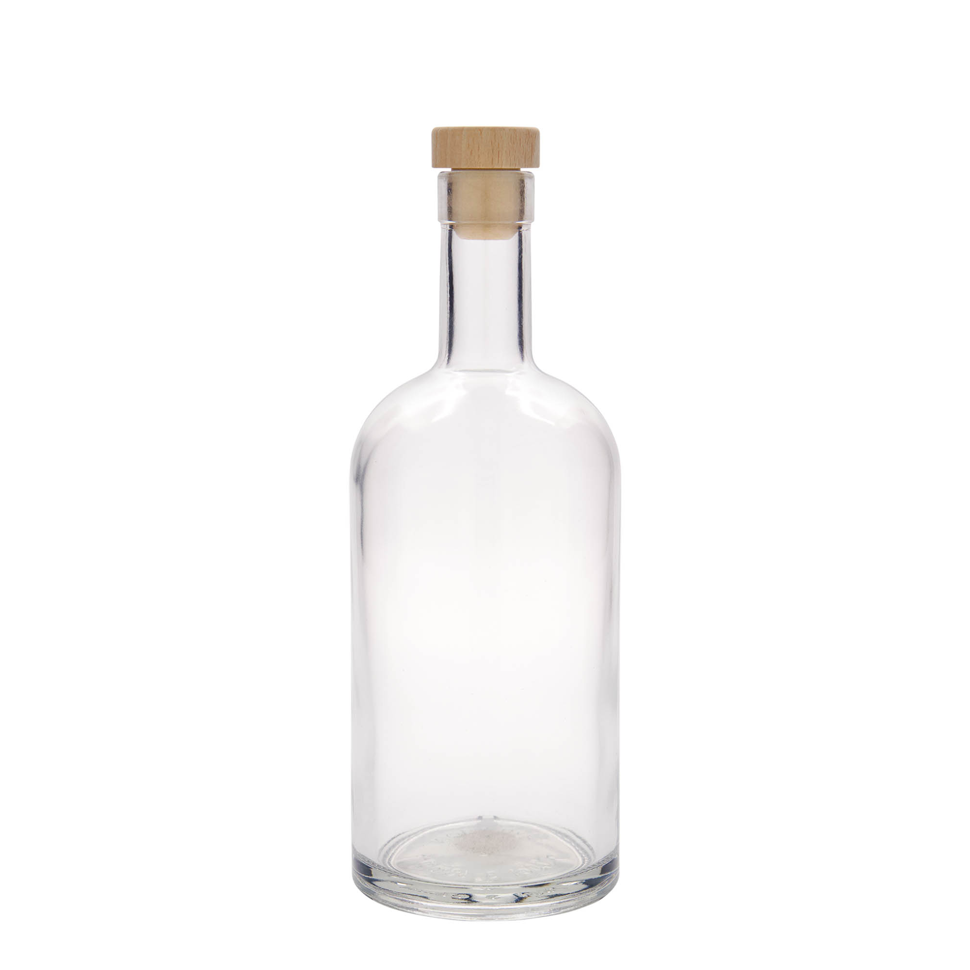Botella de vidrio de 700 ml 'Franco', boca: corcho