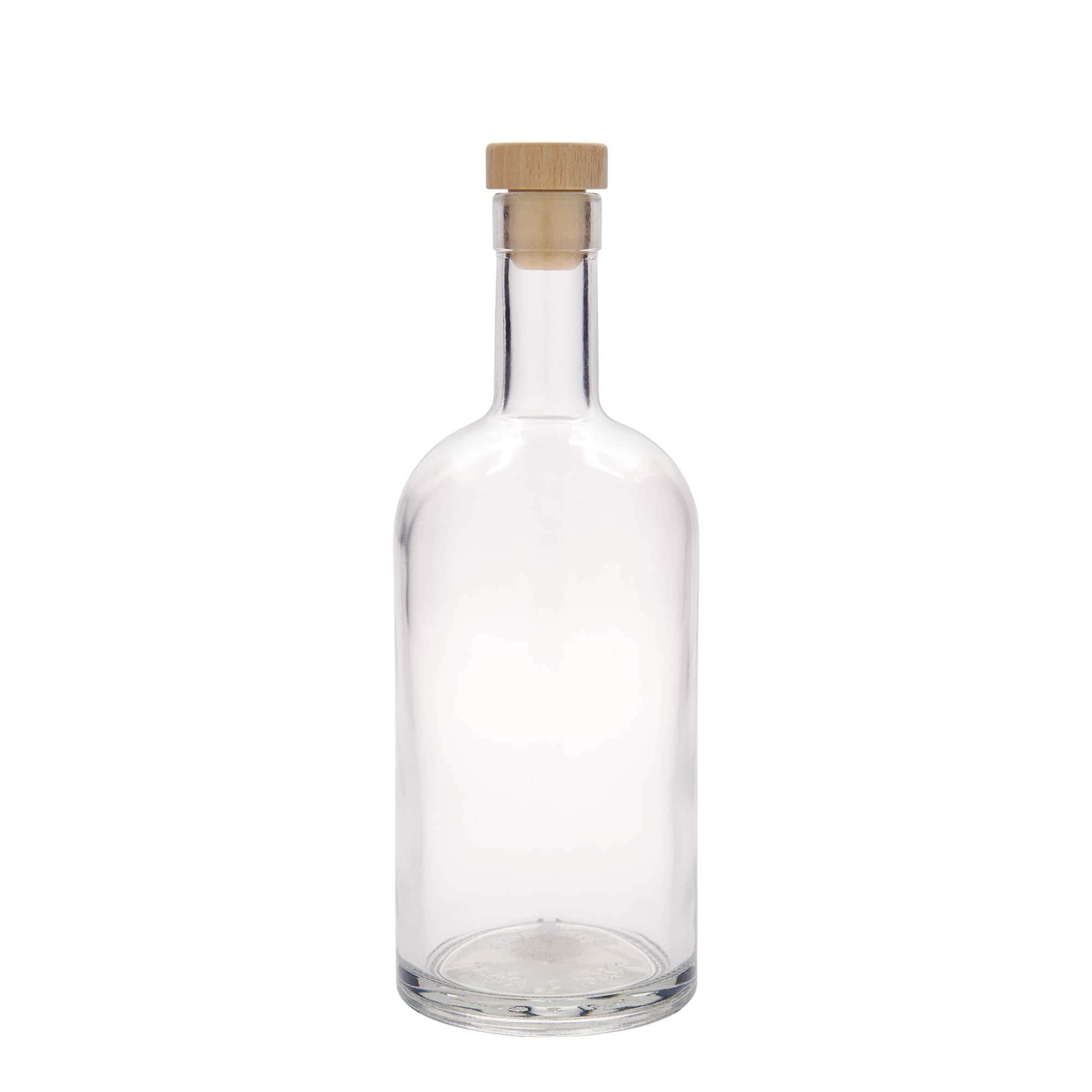 Botella de vidrio de 700 ml 'Franco', boca: corcho