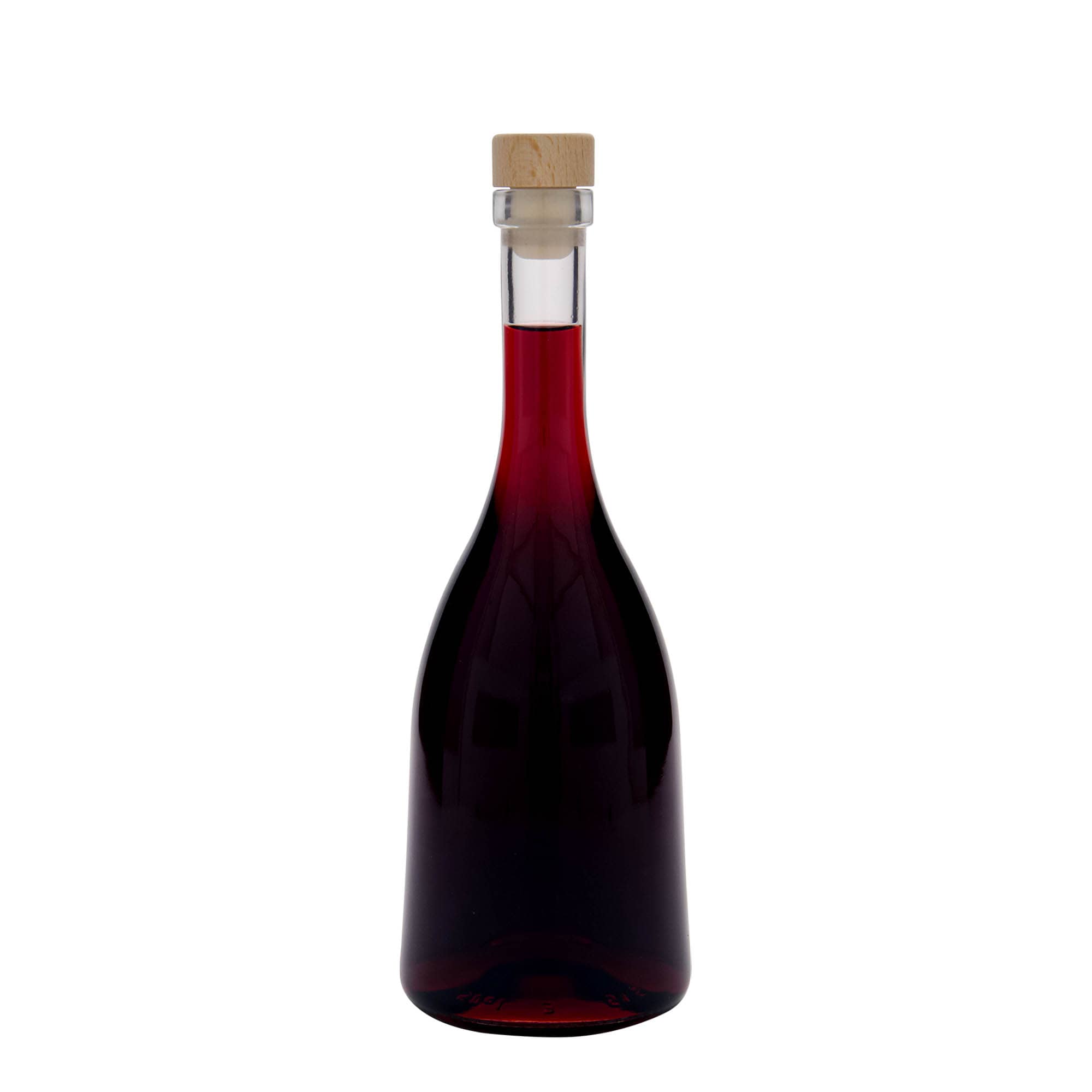 Botella de vidrio de 500 ml 'Rustica speciale speciale', boca: corcho