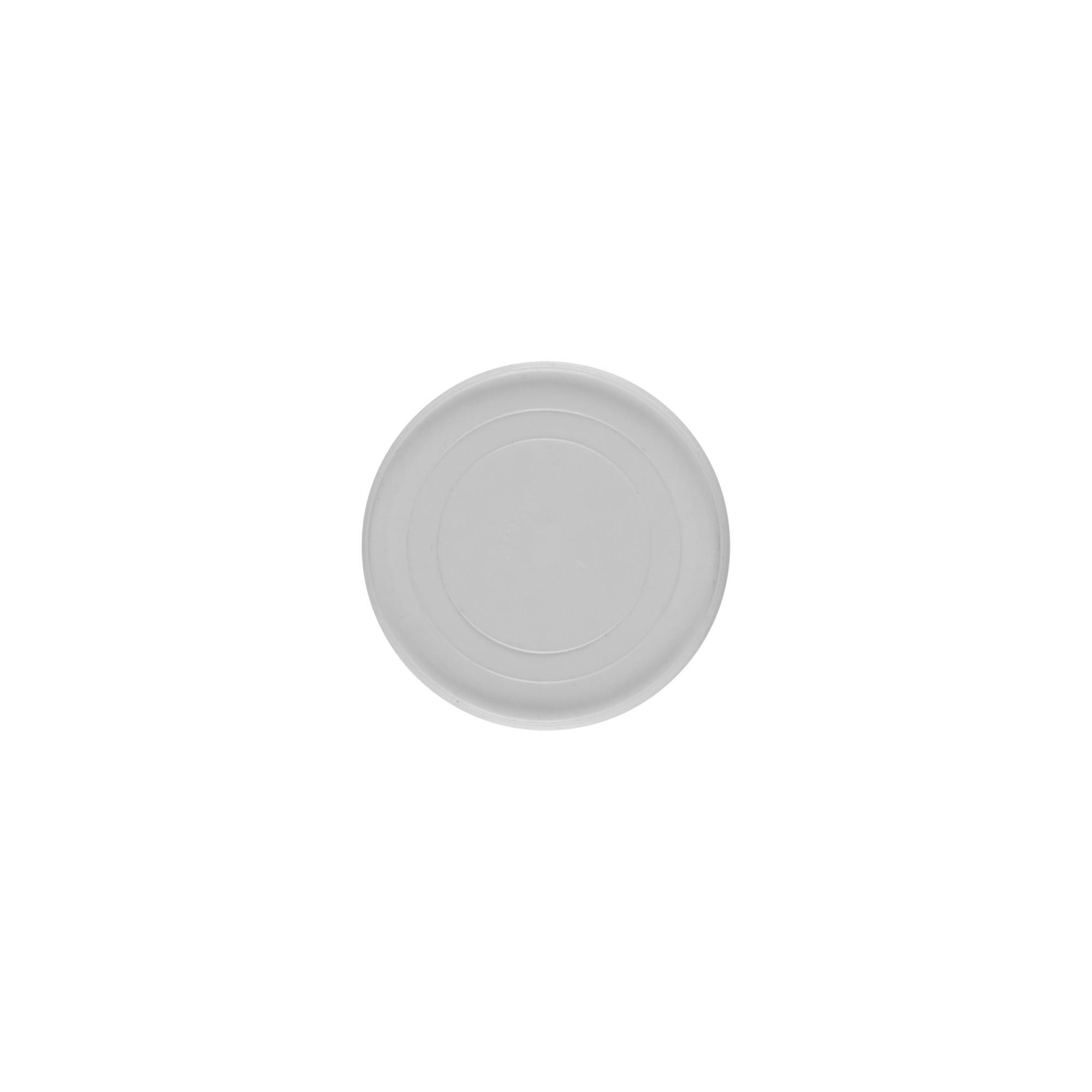 Disco de cubierta para 5 ml 'Bianca', plástico PP, blanco
