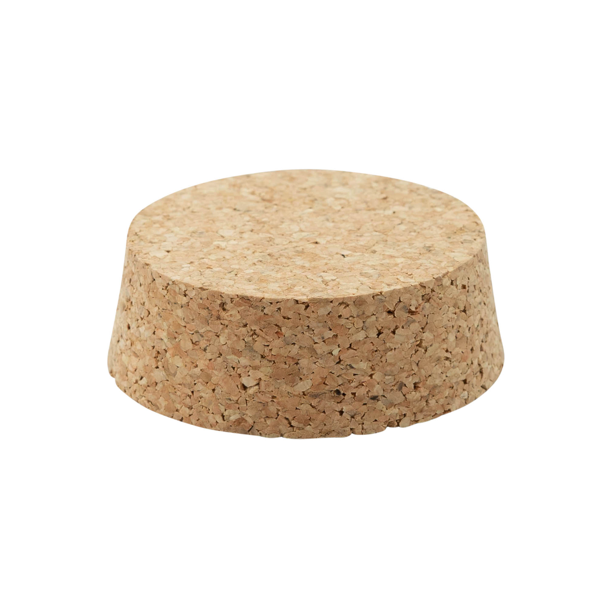 Tapón cónico 54-60 x 27, corcho prensado, beige, para boca: corcho