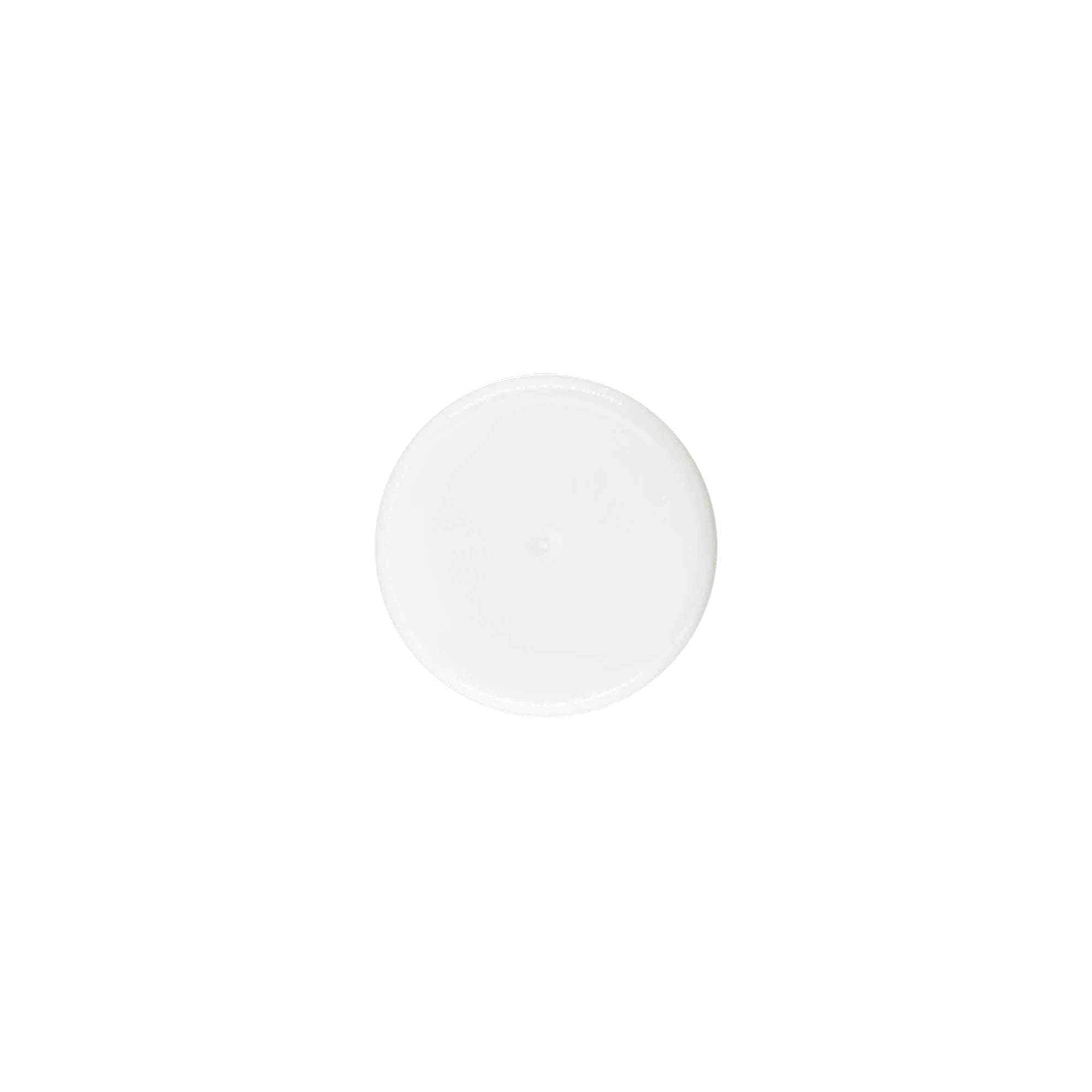 Tapa de rosca, plástico PP, blanco, para boca: 24/410 Tapa de rosca, plástico PP, blanco, para boca: 24/410