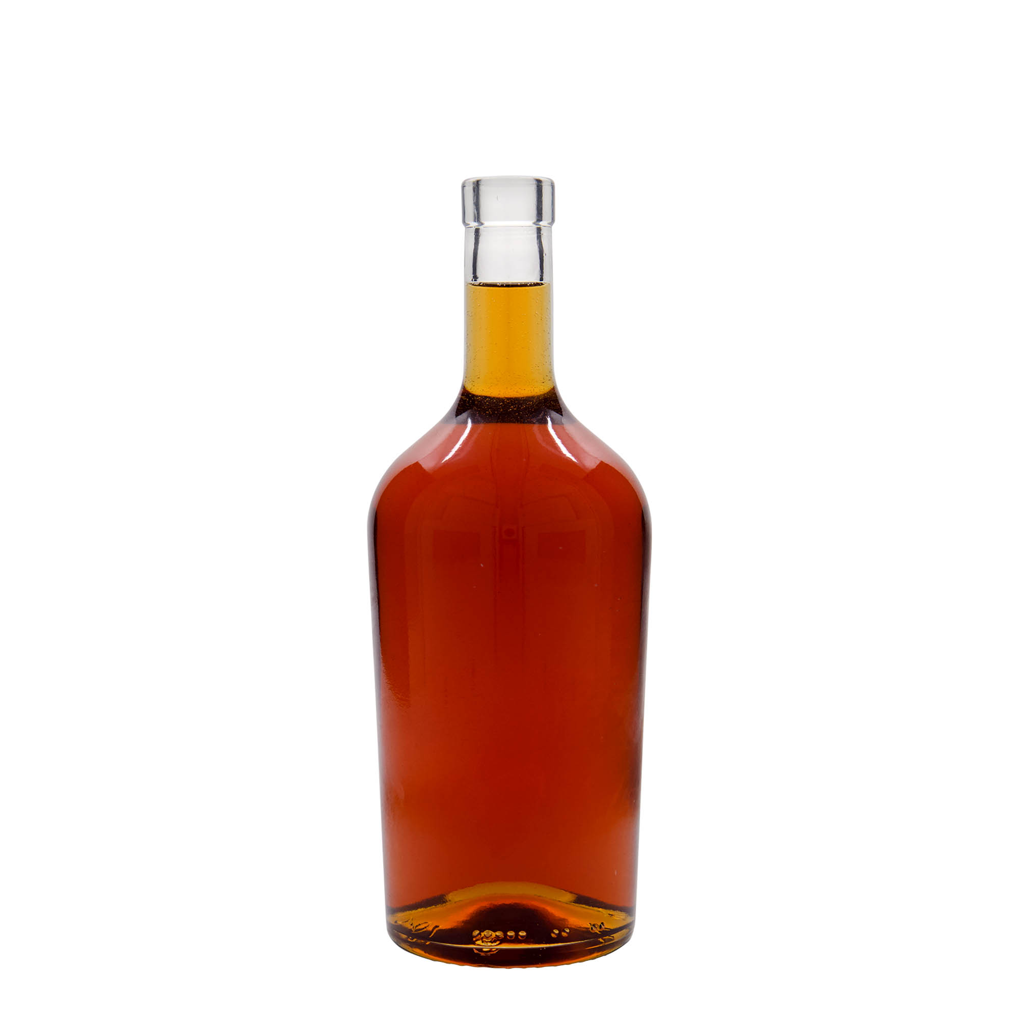 Botella de vidrio de 700 ml 'Margarethe', boca: corcho