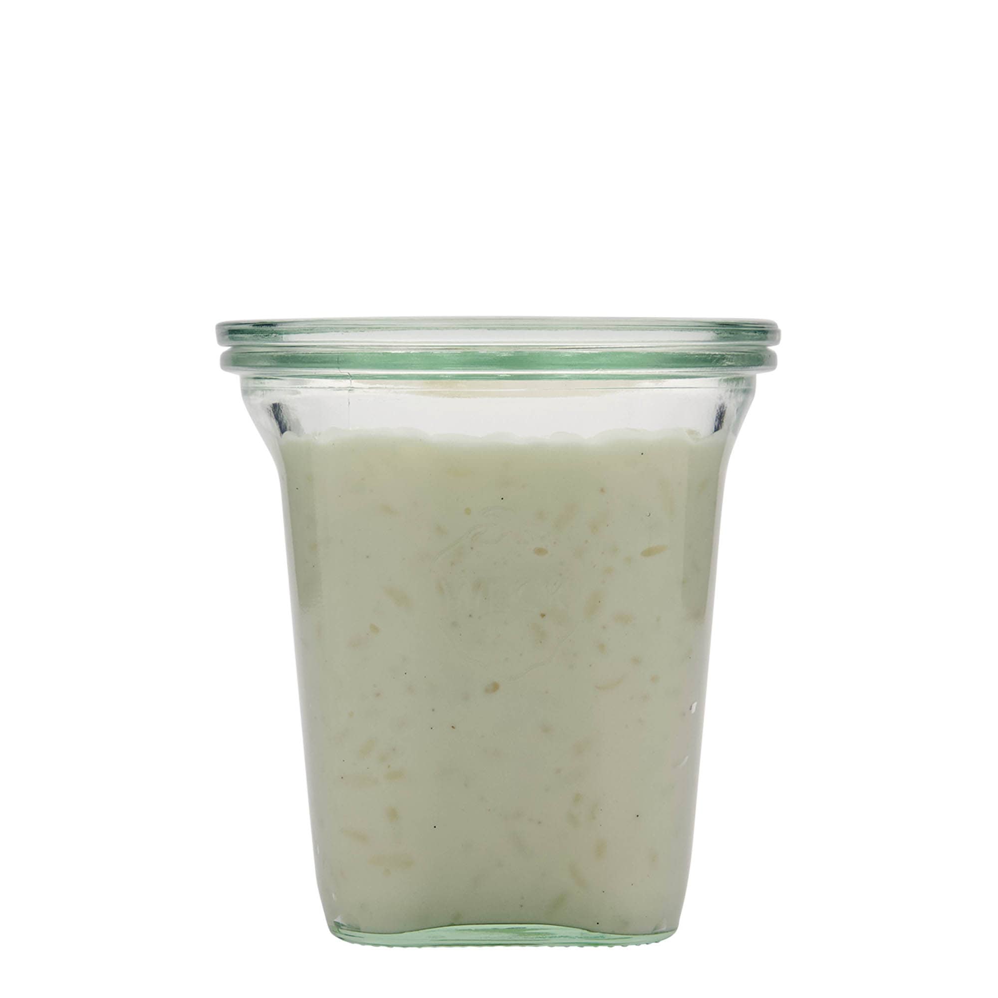545 ml WECK vaso cuadrado Quadroglas, boca: borde redondo