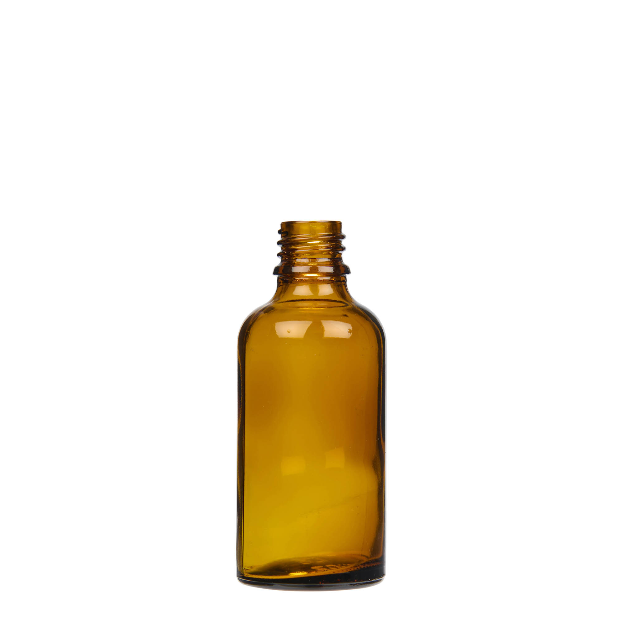 50 ml frasco pulverizador medicamento, vidrio, marrón, boquilla: DIN 18