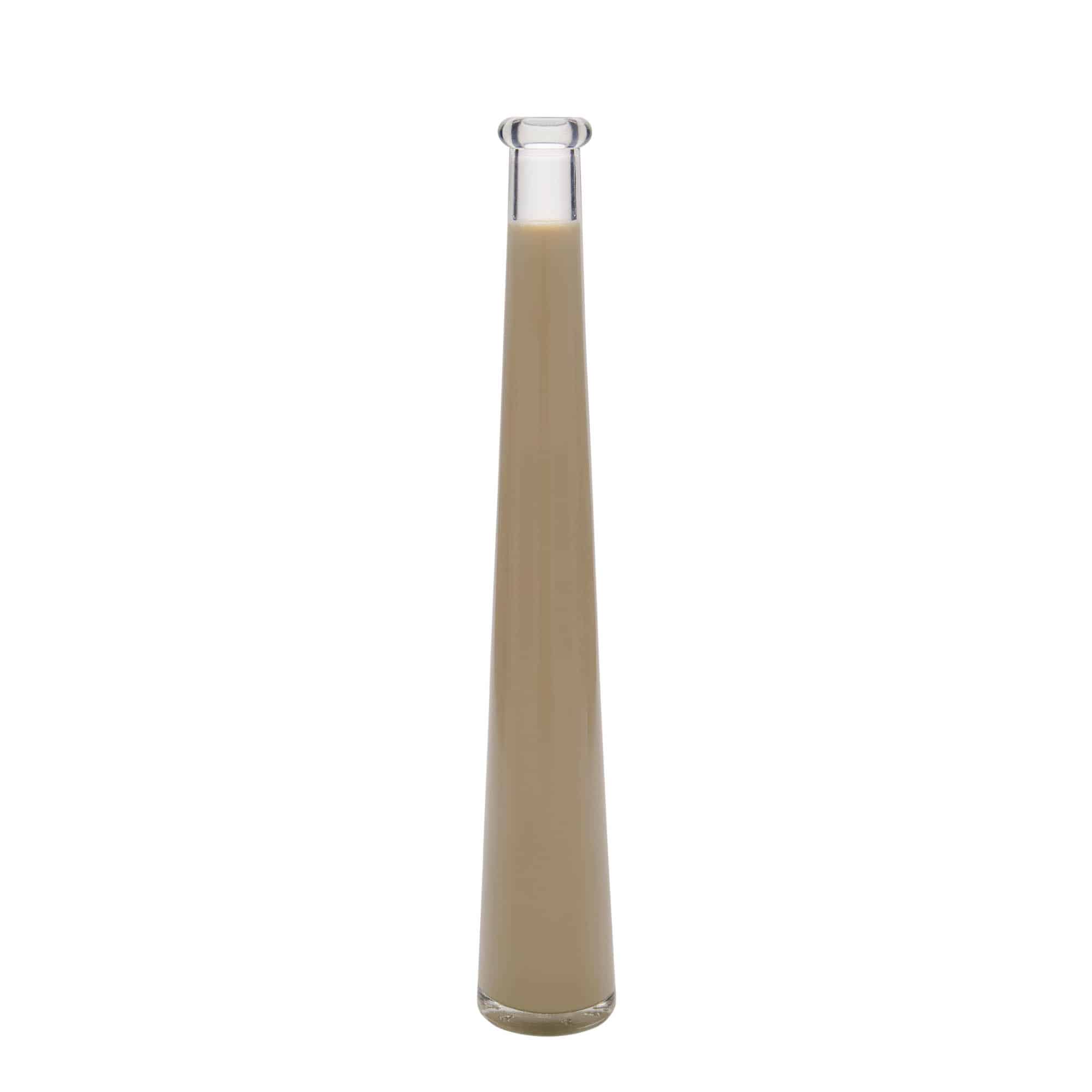 Botella de vidrio 'Dama Rondo' de 200 ml, boca: corcho