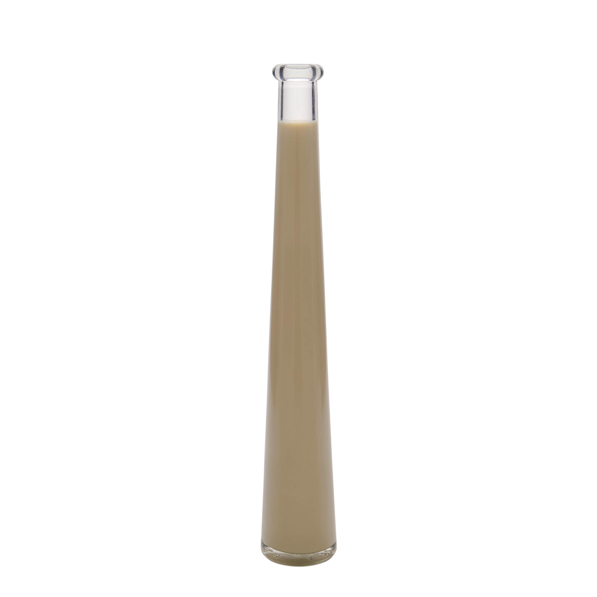 Botella de vidrio de 200 ml 'Dama Rondo', boca: corcho