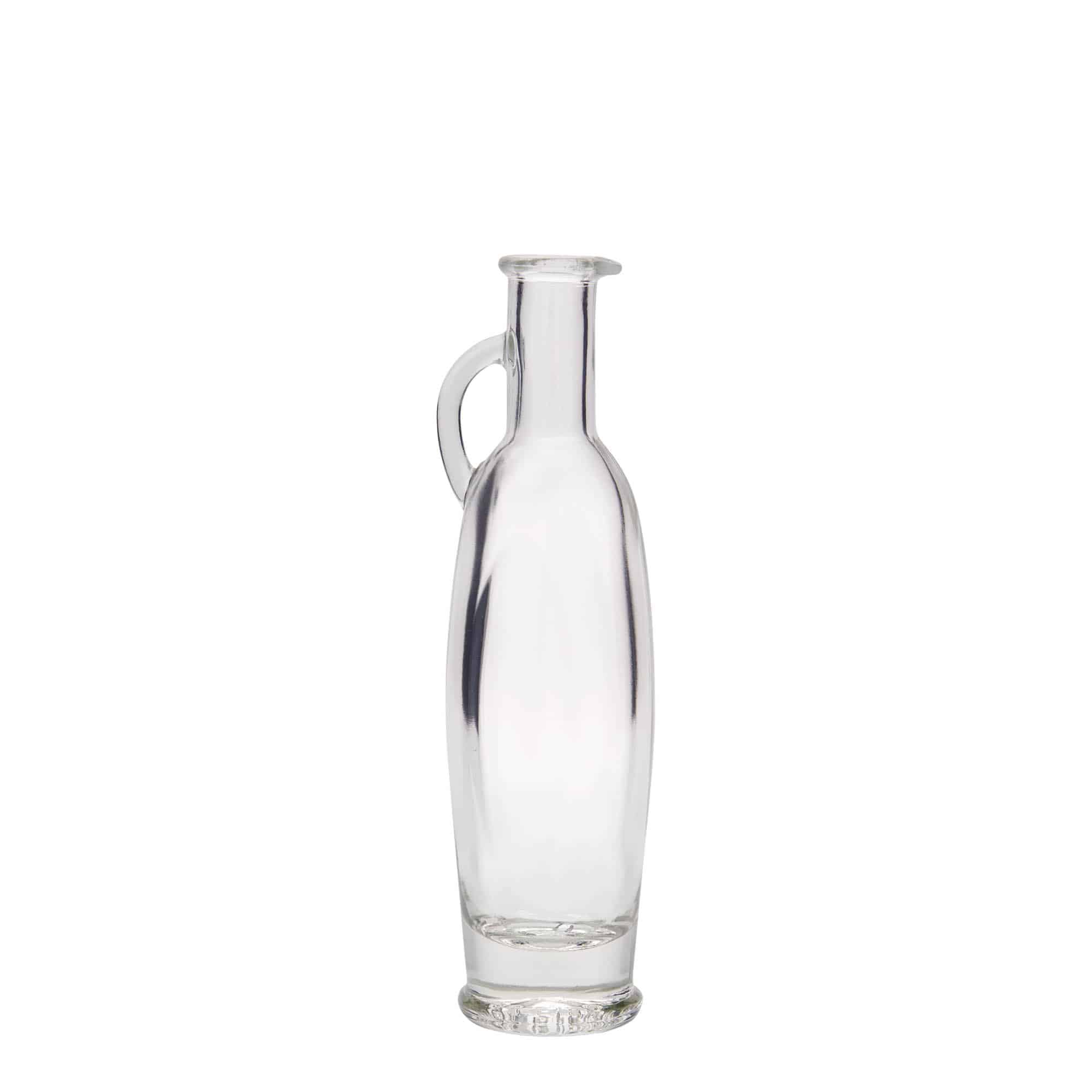 Botella de cristal de 100 ml 'Eleganta', ovalada, boca: corcho Botella de cristal de 100 ml 'Eleganta', ovalada, boca: corcho