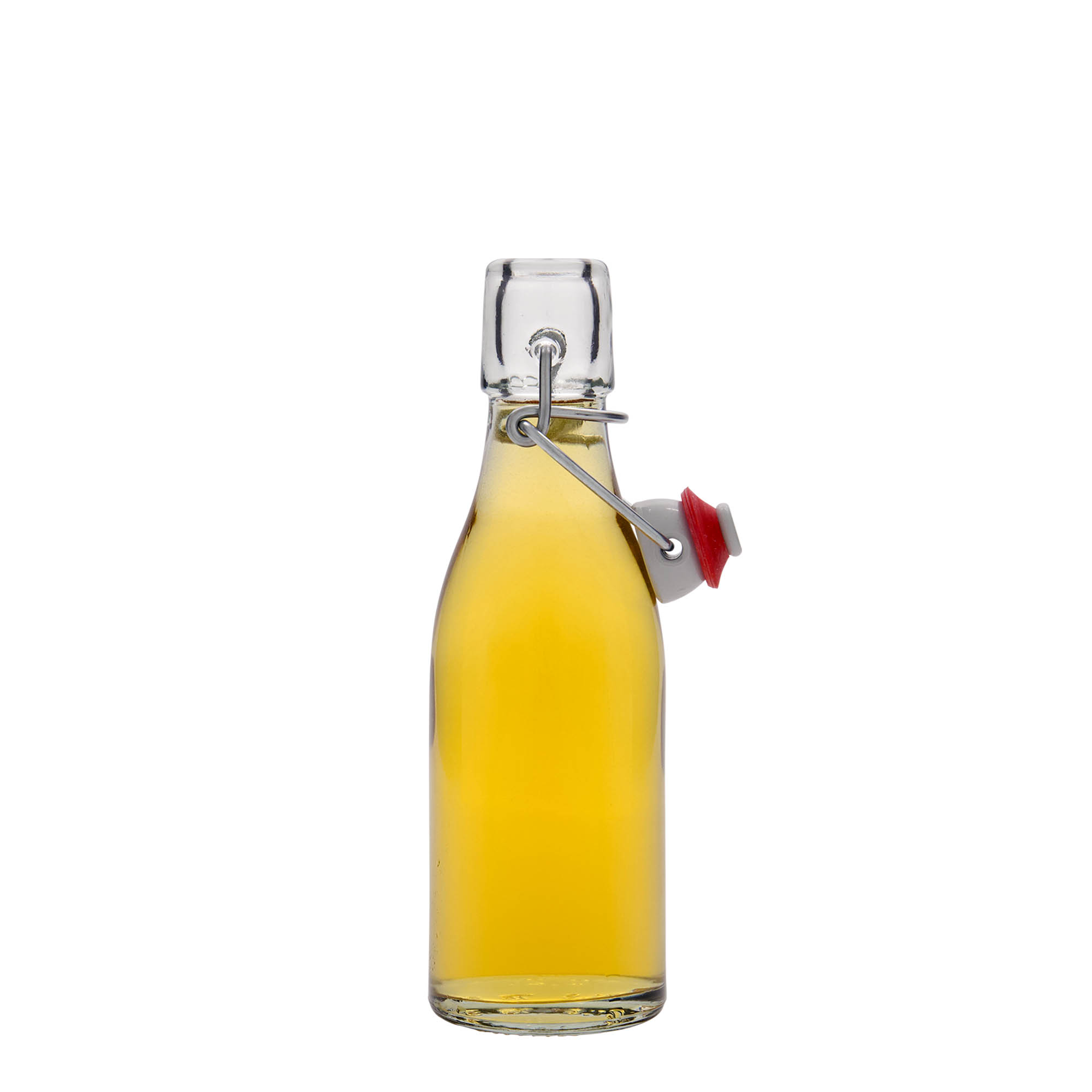 Botella de vidrio de 200 ml «Paul», boca: cierre de palanca