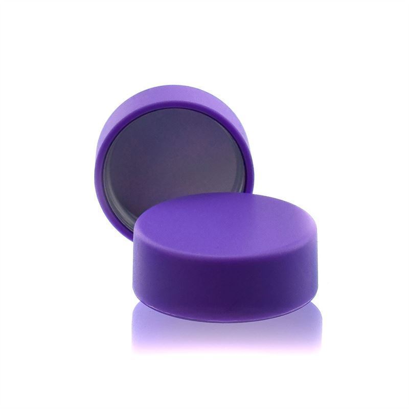 Tapón de rosca, ABS, violeta, para boca: GPI 28/400