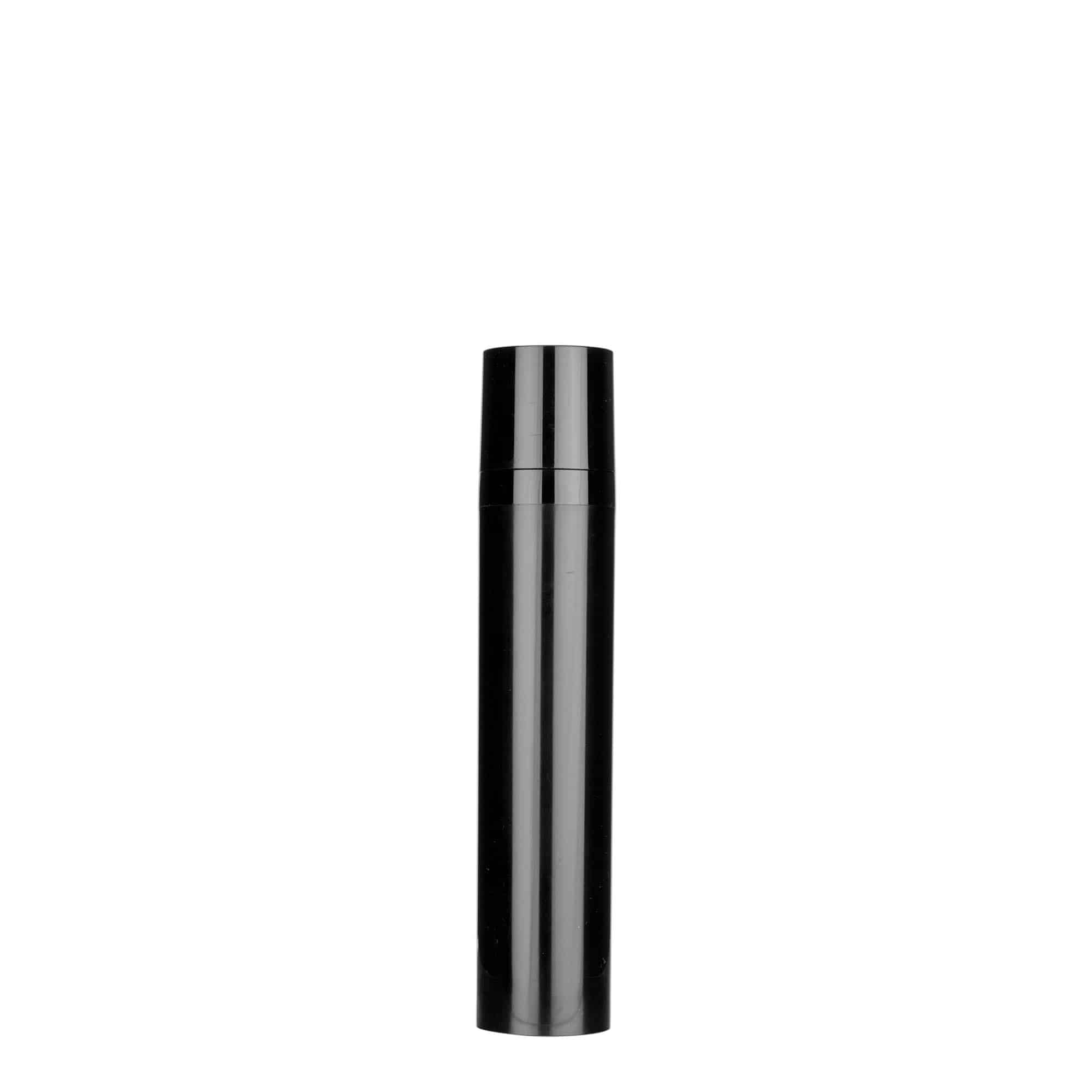 Dispensador Airless «Micro» de 50 ml, plástico PP, negro