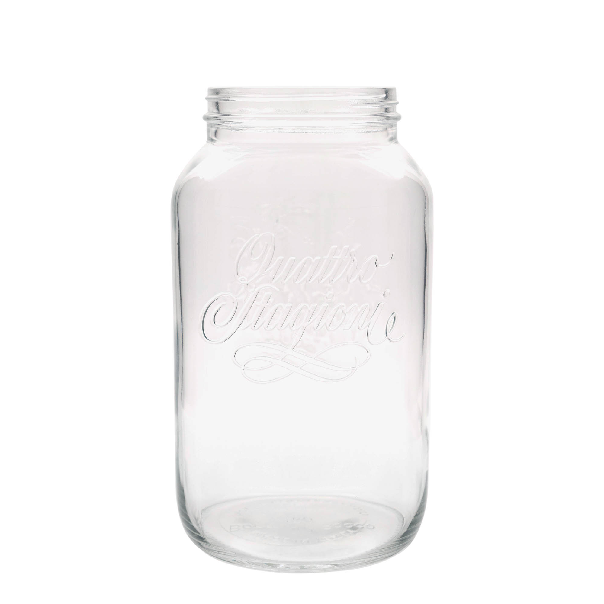 3.800 ml tarro de vidrio 'Quattro Stagioni', boca: cierre de rosca 3.800 ml tarro de vidrio 'Quattro Stagioni', boca: cierre de rosca