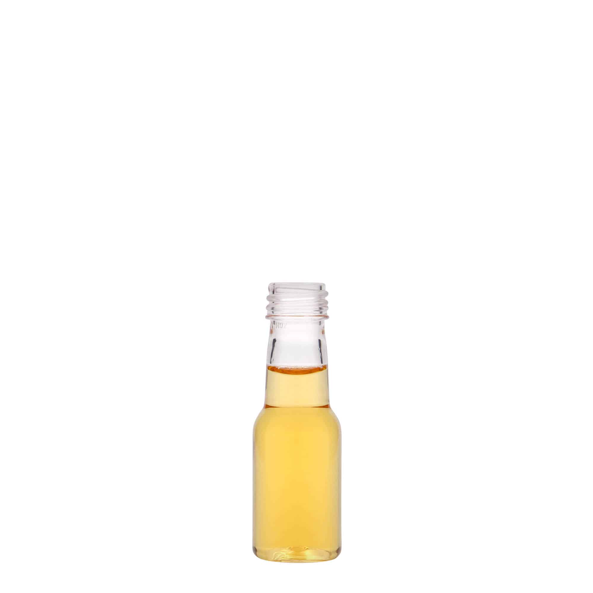 Botella PET de 20 ml 'Theo', plástico, boca: PP 18