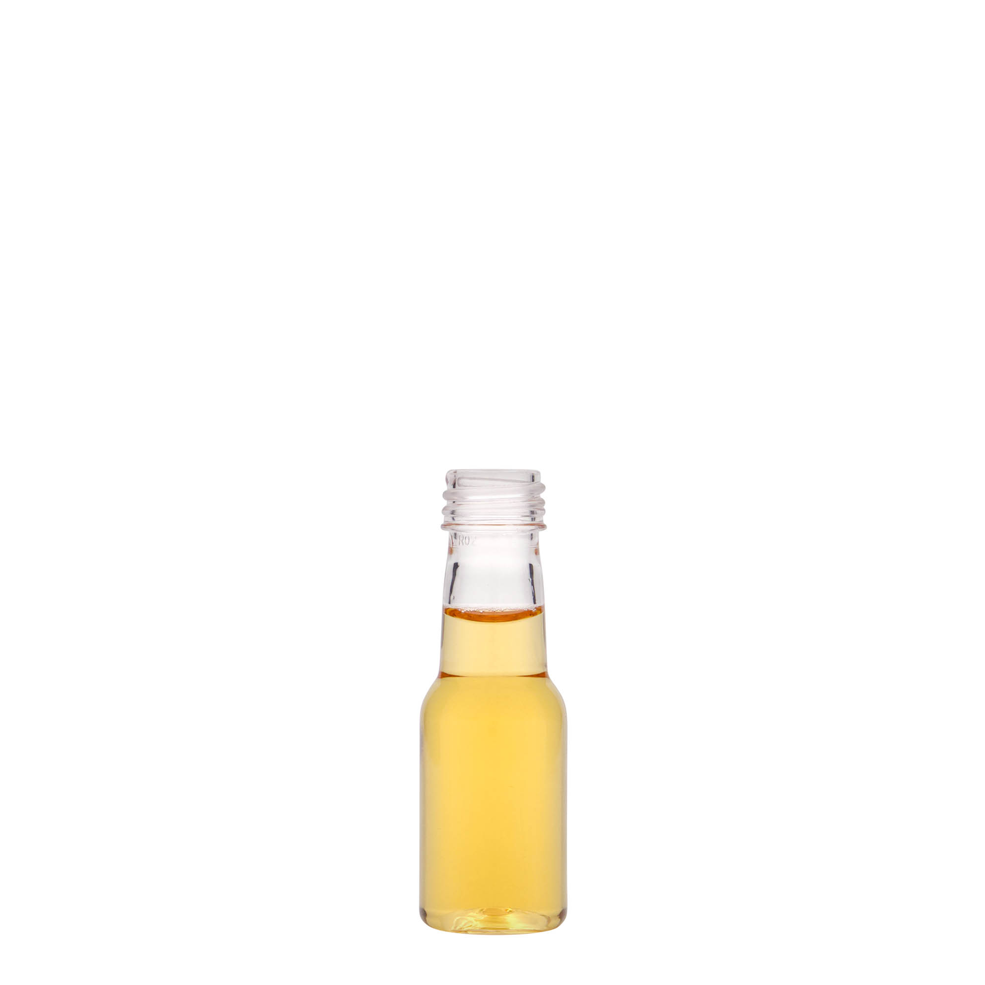 Botella PET de 20 ml 'Theo', plástico, boca: PP 18 Botella PET de 20 ml 'Theo', plástico, boca: PP 18