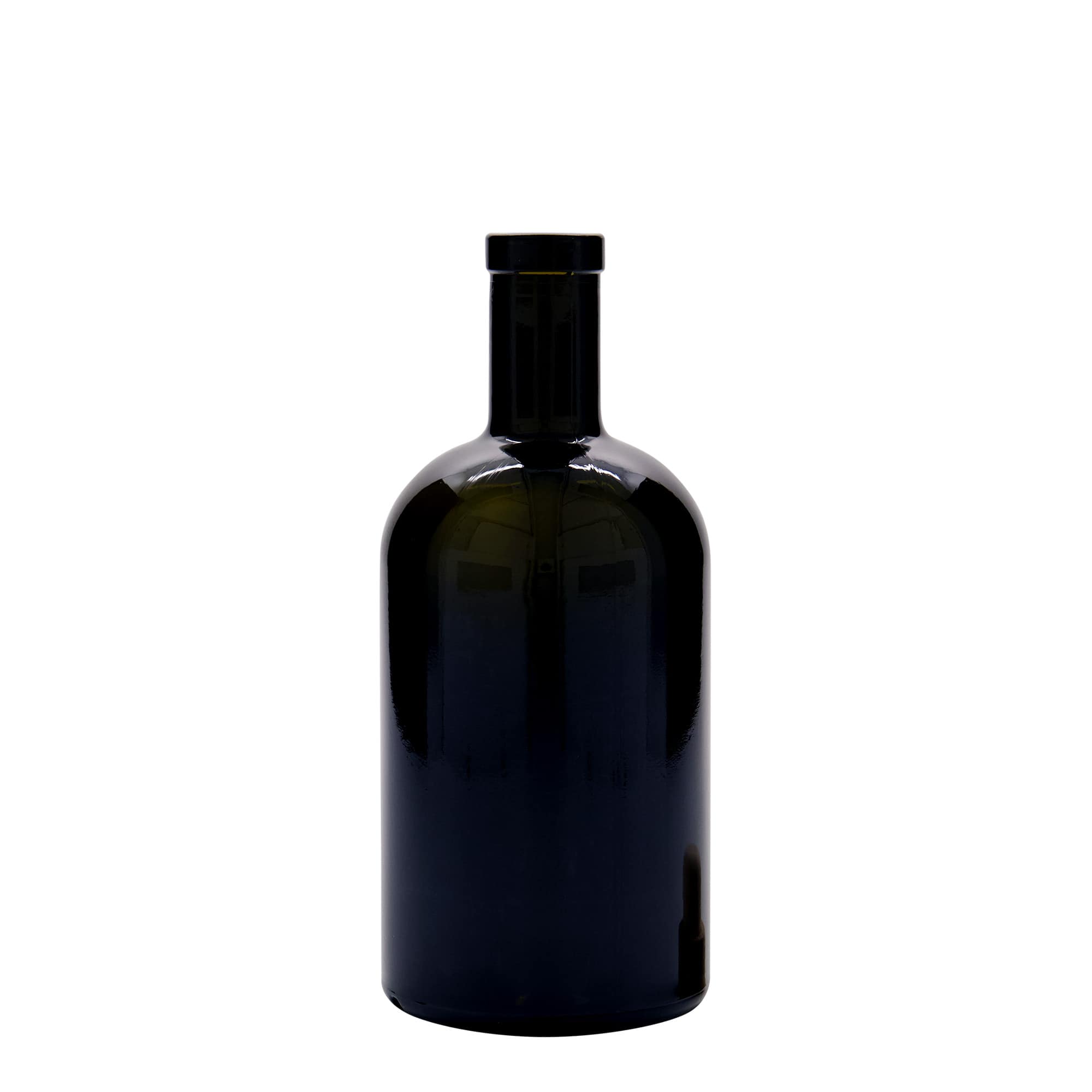 Botella de vidrio de 500 ml «Farmacia», verde antiguo, boca: corcho
