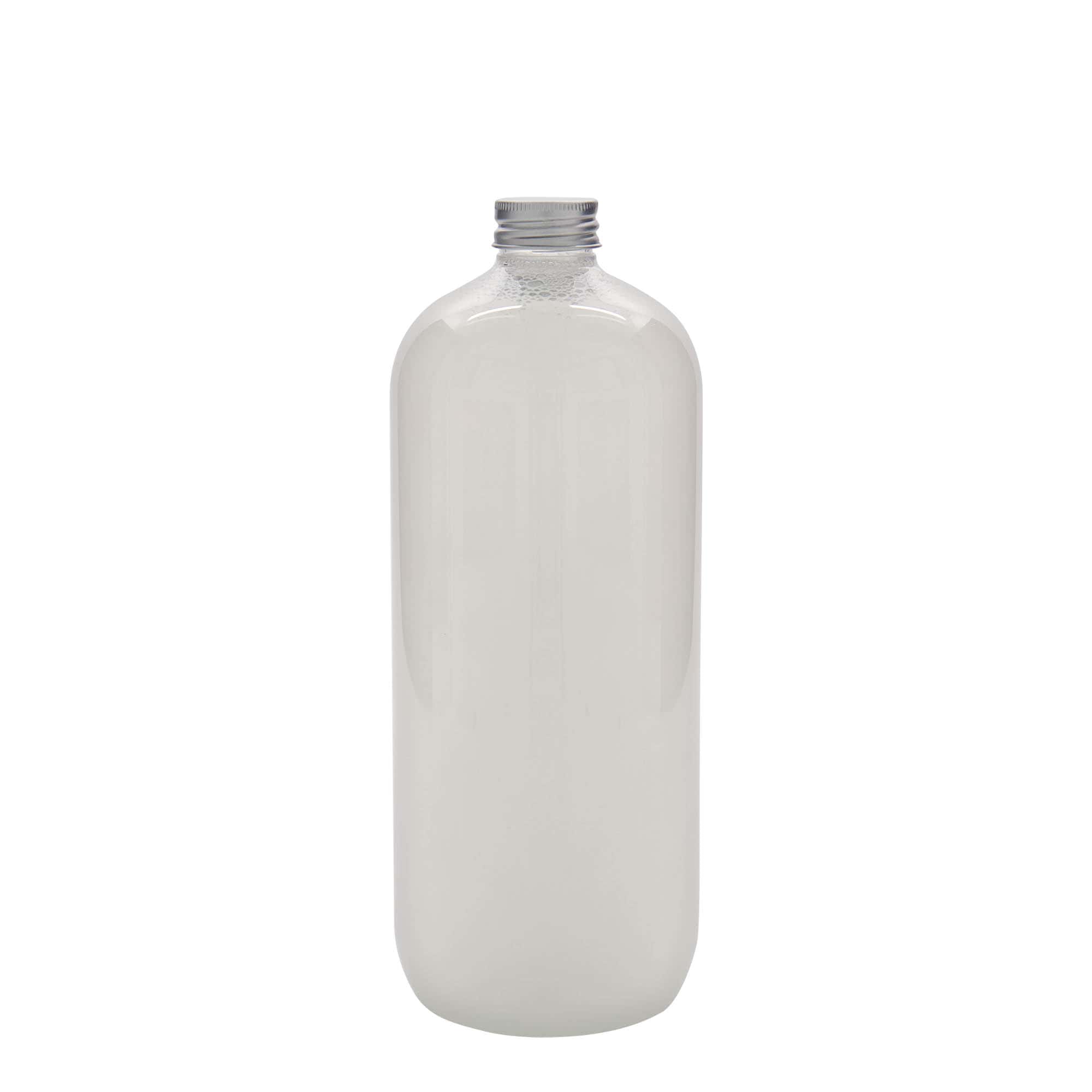 Botella PET de 1.000 ml 'Boston', plástico, boca: 28/410