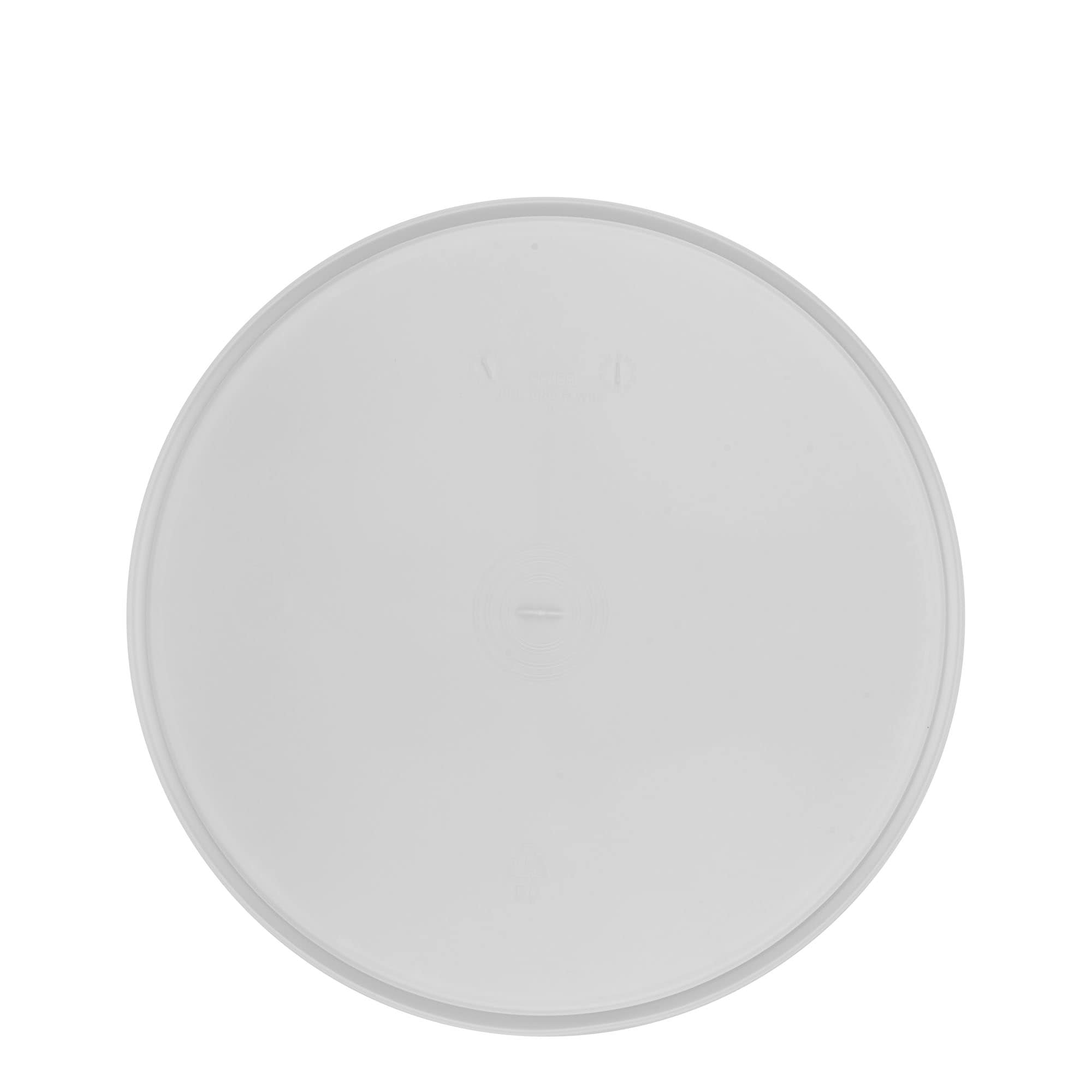 Tapa para cubo de 20 l, plástico de PP, blanco